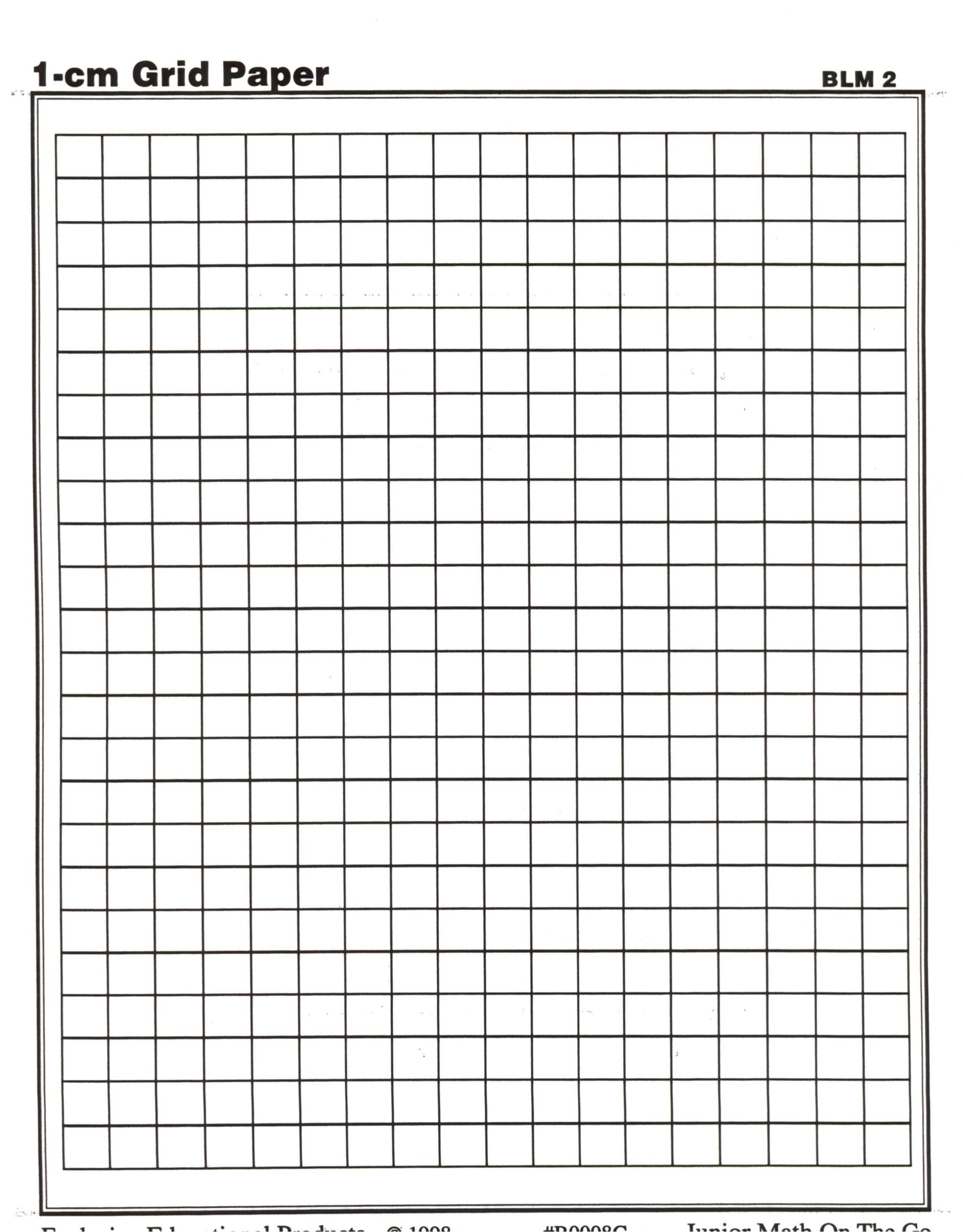 1 Cm Grid Paper - Free Printable intended for Cm Graph Paper Free Printable
