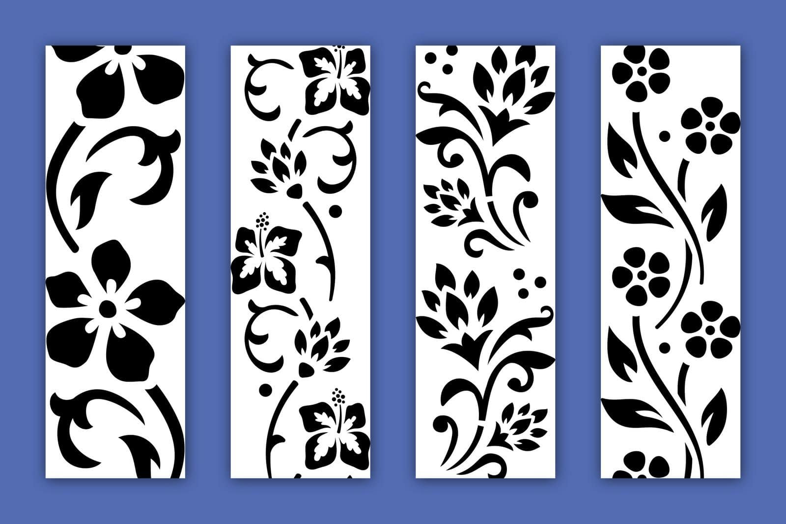 10 Free Flower Stencil Designs For Printing &amp;amp; Craft Projects, At regarding Free Printable Wall Stencils For Painting