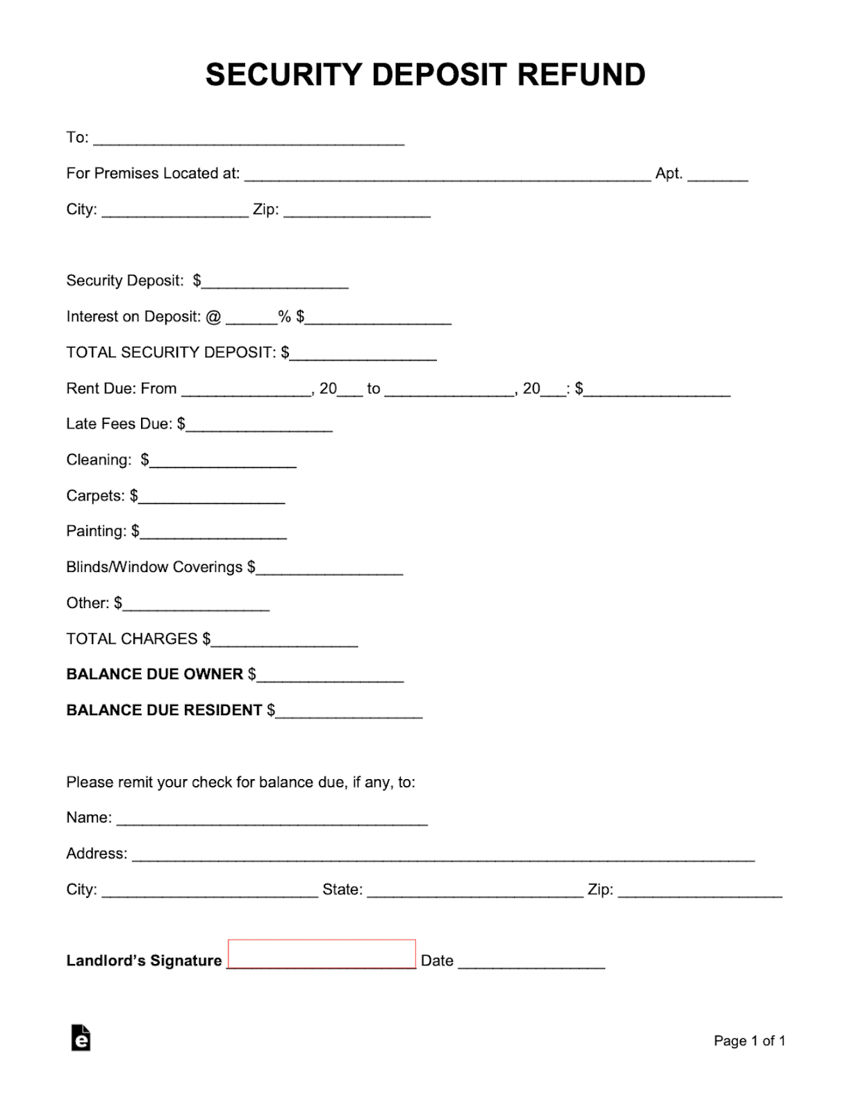 10 Free Landlord Documents And Forms (Downloadable Templates) inside Free Printable Landlord Forms