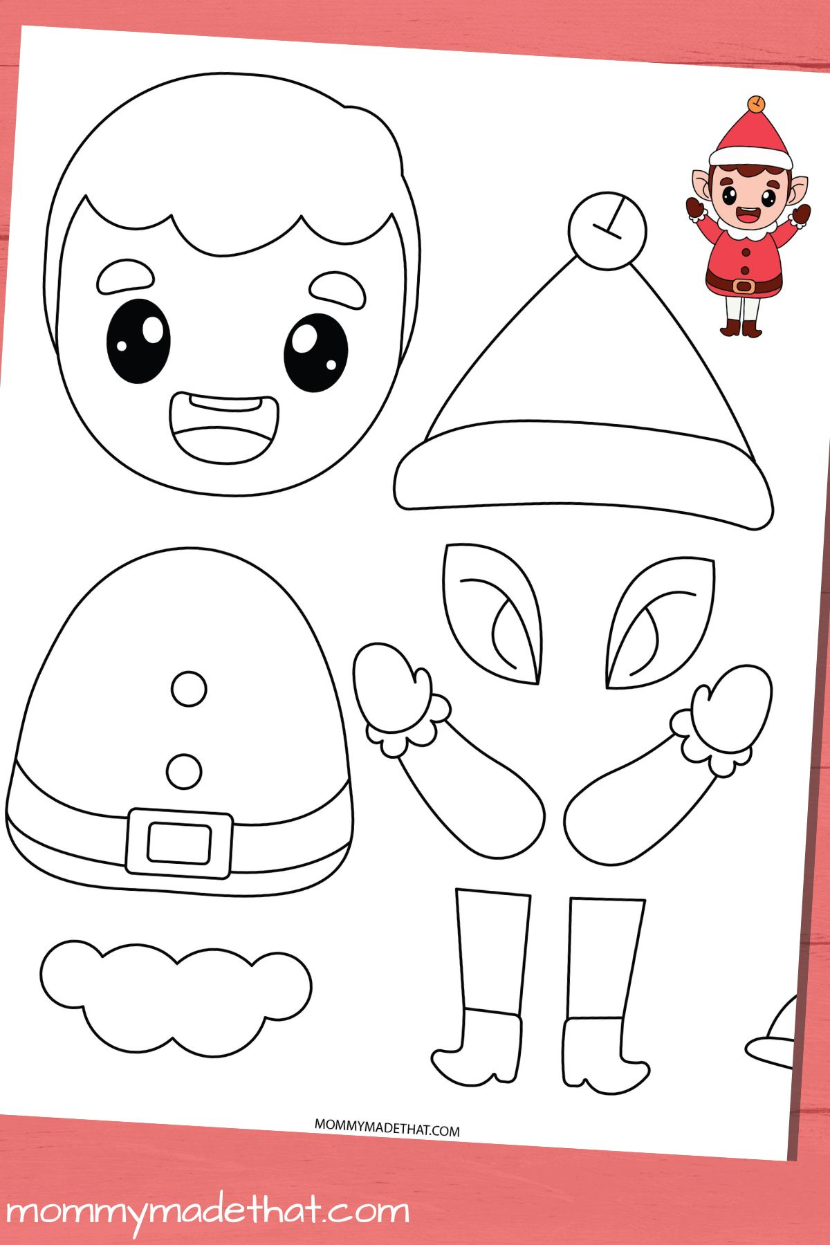 10 Fun Printable Christmas Crafts (Grab Them For Free) with Free Printable Christmas Craft Templates