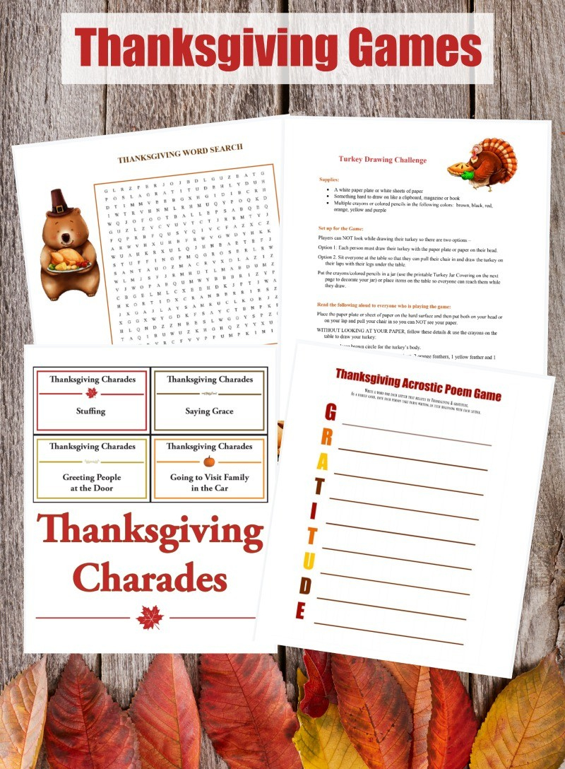 10 Printable Thanksgiving Games For Adults And Kids throughout Free Printable Thanksgiving Games for Adults