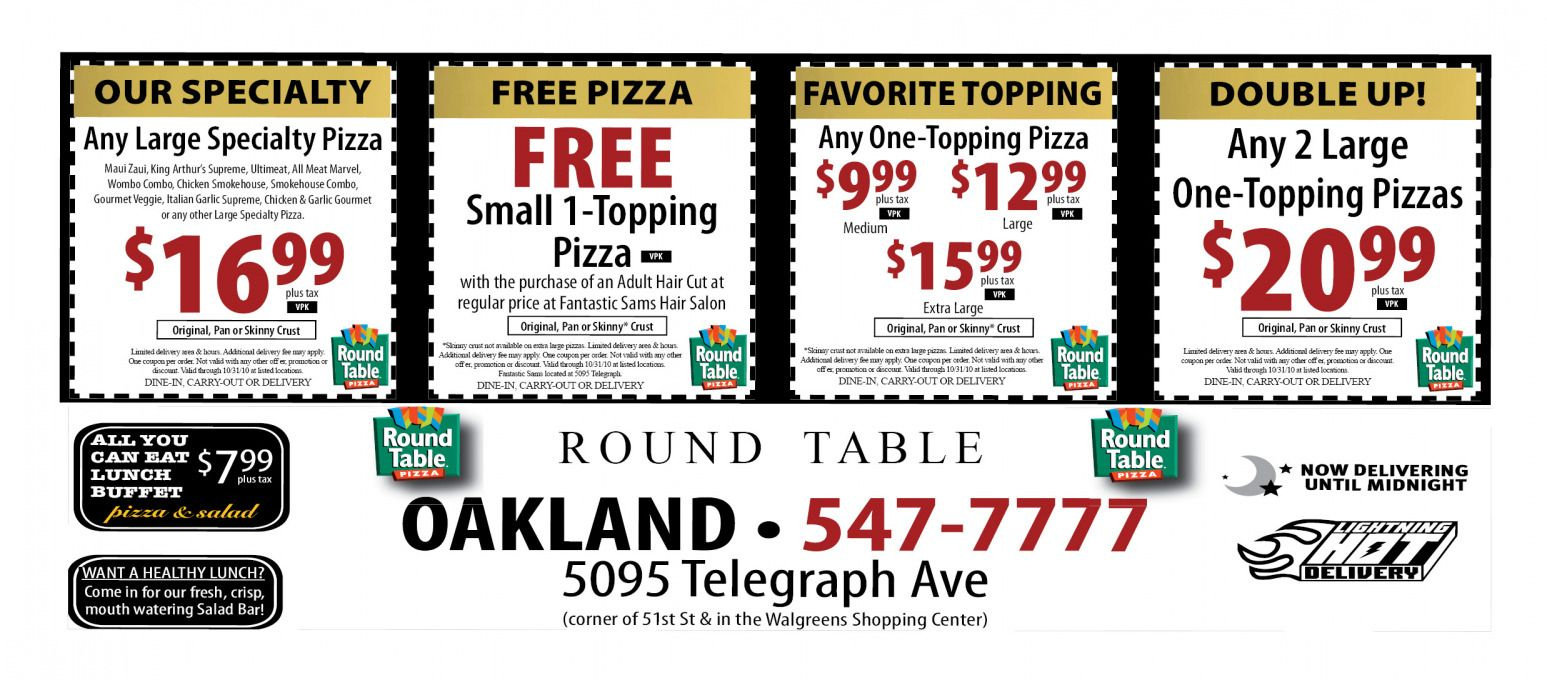 100+ Round Table Alameda - Cool Storage Furniture Check More At intended for Free Printable Round Table Pizza Coupons