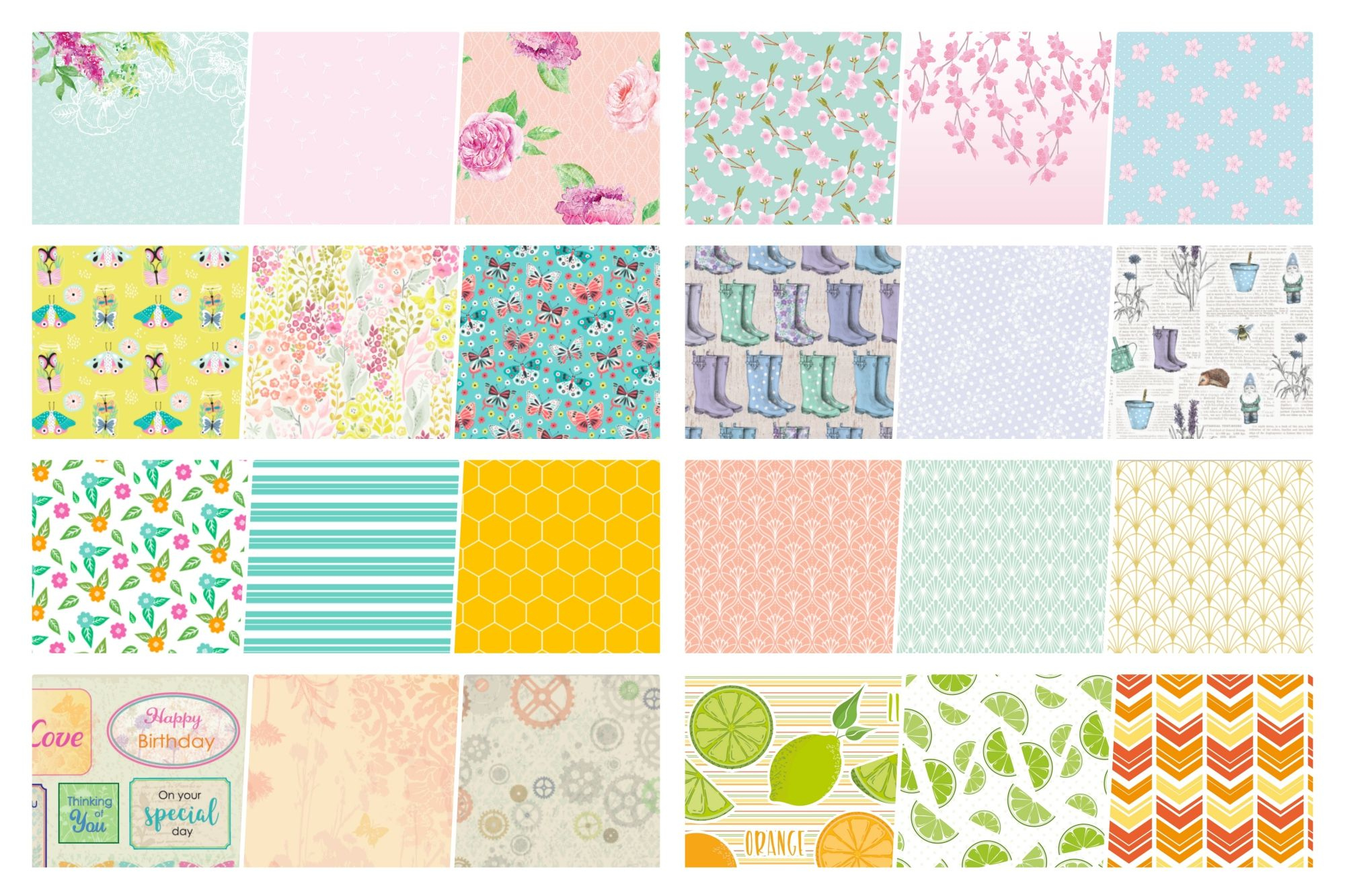 105 Free Printable Papers with Free Printable Paper Crafts