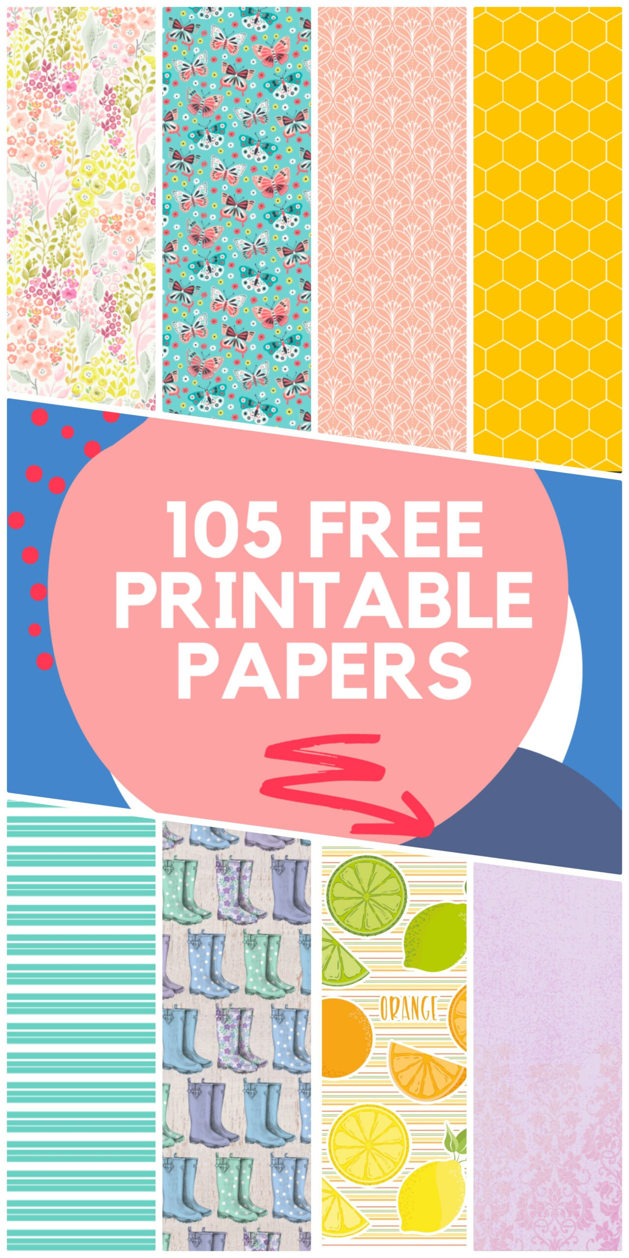 105 Free Printable Papers within Free Printable Paper