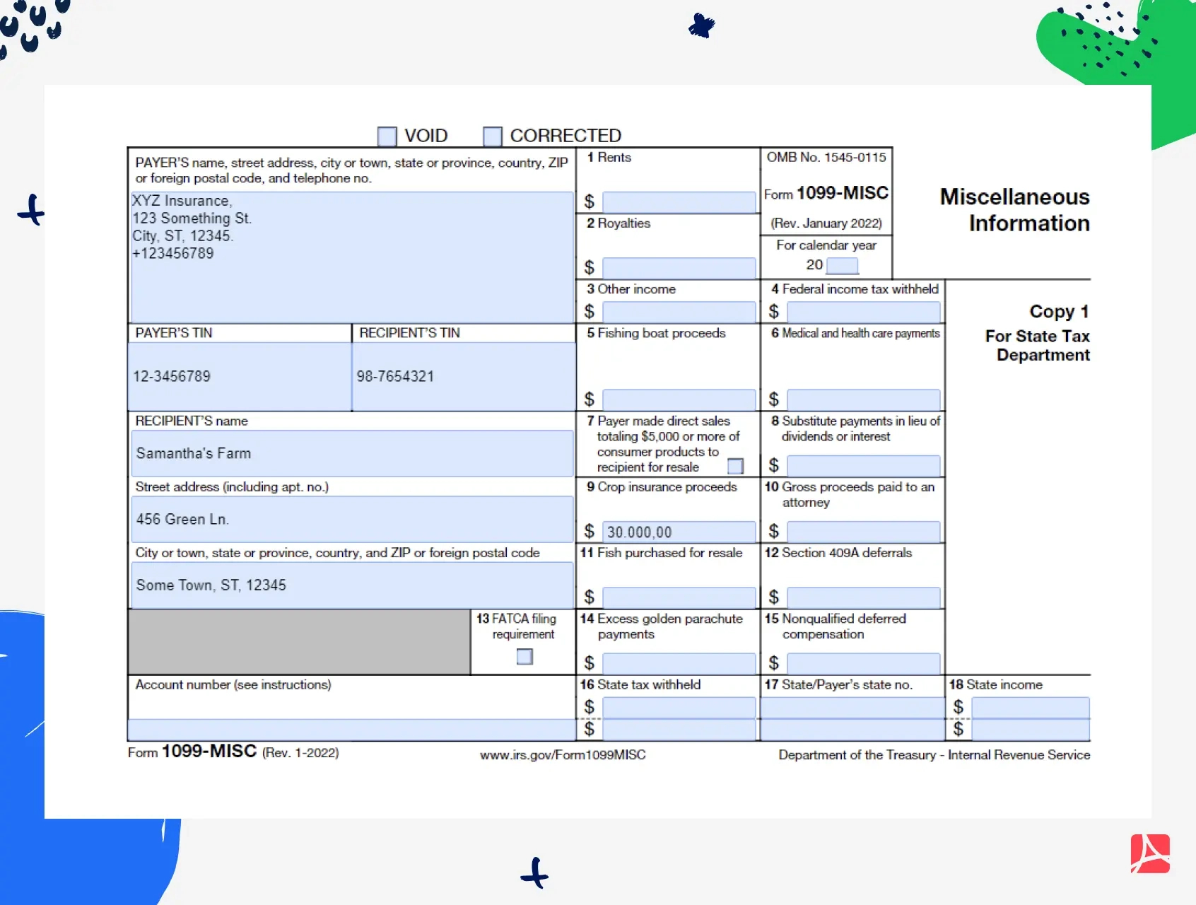 1099-Misc Form 2024: Printable Irs Form 1099-Misc | Pdfliner pertaining to Free Printable 1099 Misc Forms