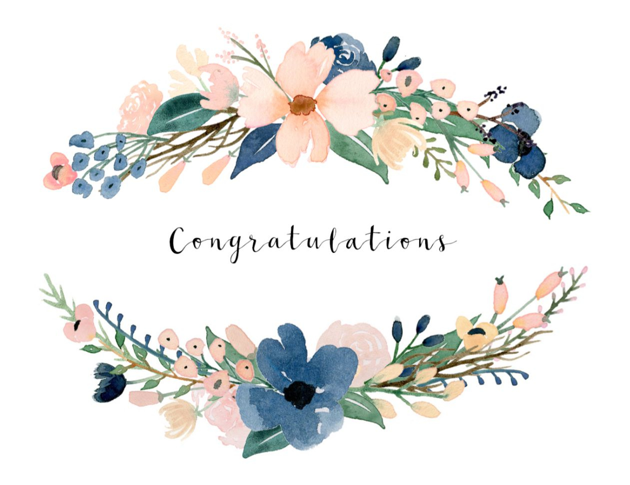 11 Free, Printable Wedding Cards That Say Congrats in Wedding Wish Cards Printable Free