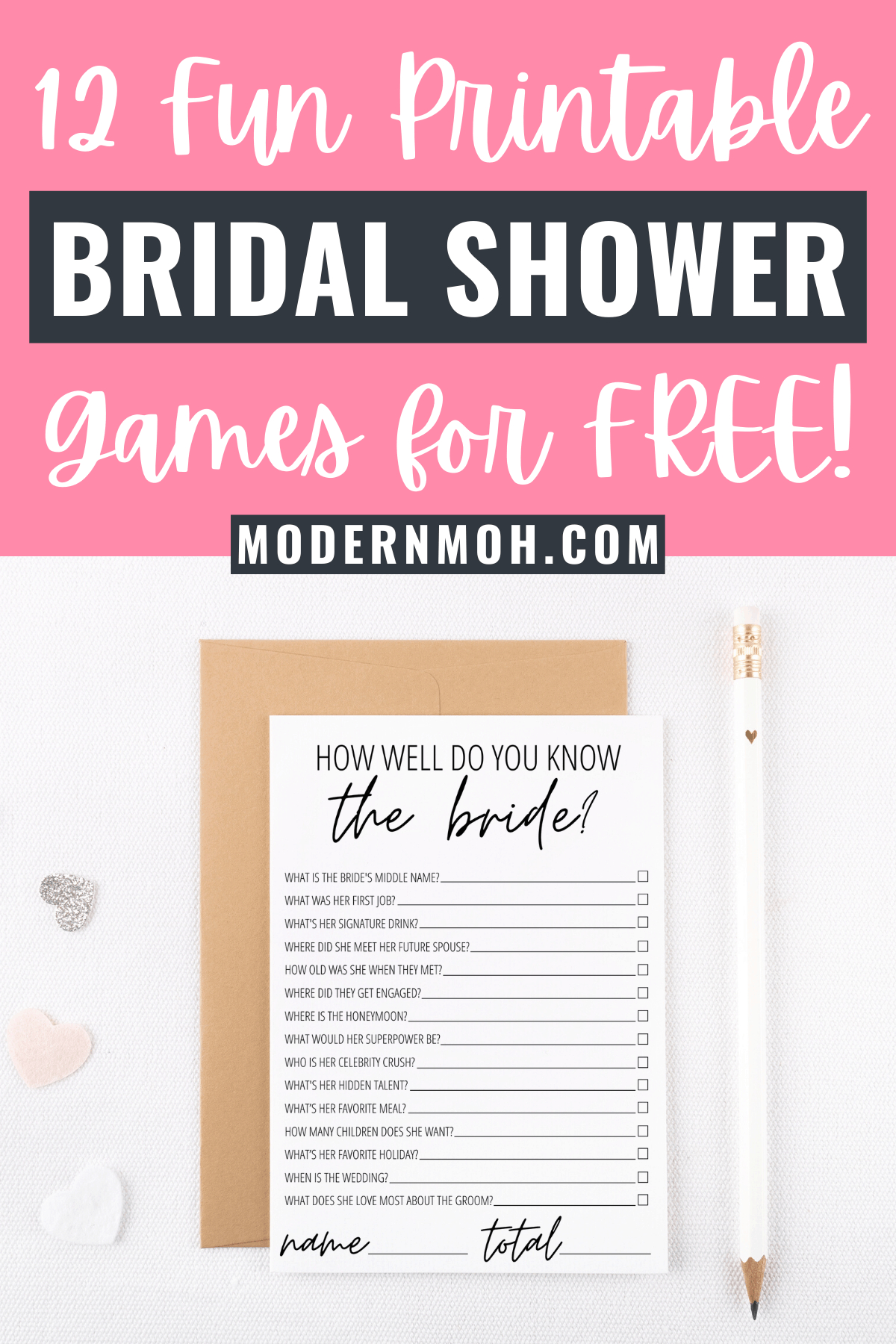 12 Free Printable Bridal Shower Games | Printable Bridal Shower intended for Free Printable Bridal Shower Games