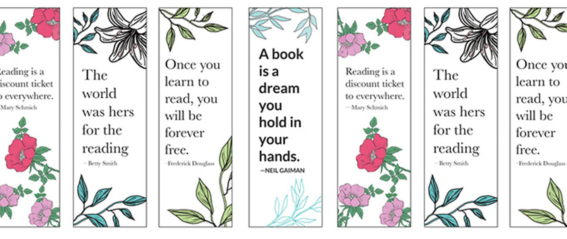 14 Free Printable Bookmarks To Brighten Up Your Books within Free Printable Book Marks