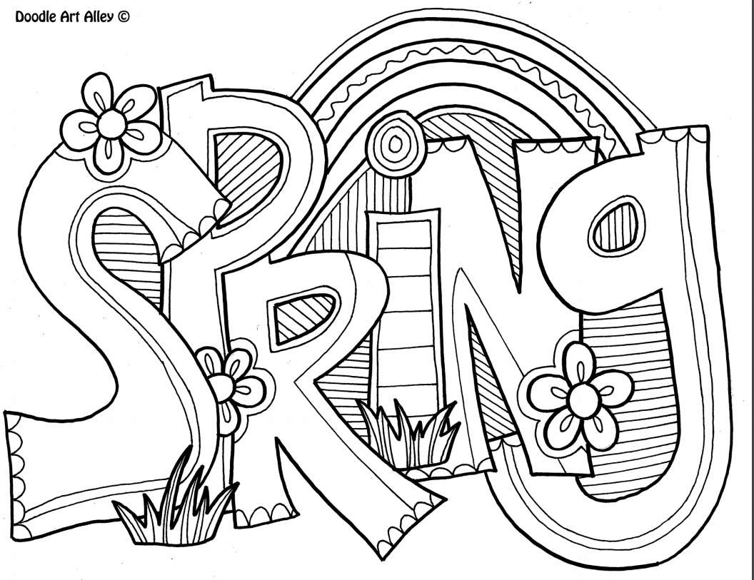 14 Places To Find Free, Printable Spring Coloring Pages pertaining to Free Printable Spring Coloring Pages