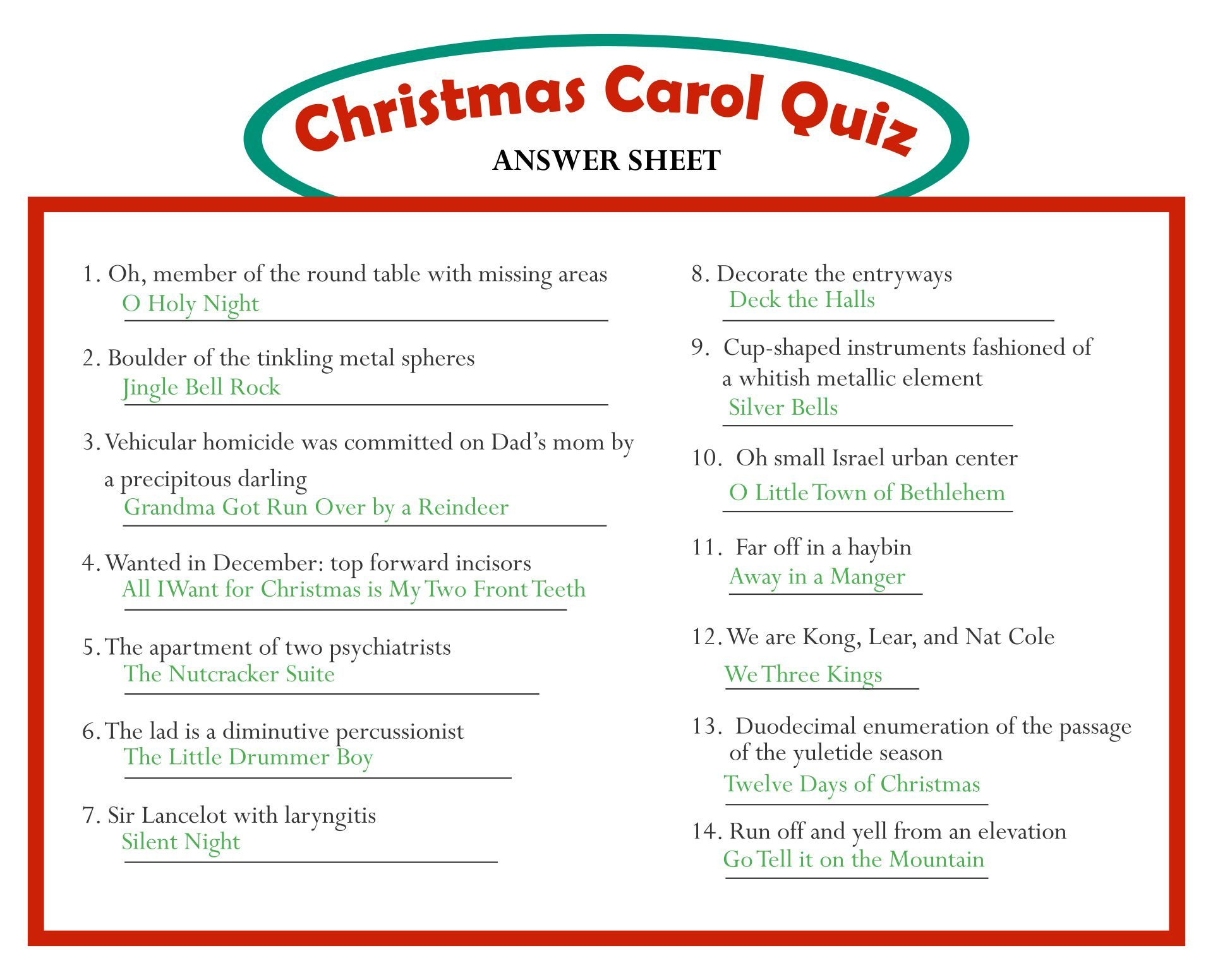 15 Best Free Printable Christmas Carol Trivia Pdf For Free At throughout Free Printable Christmas Song Quiz