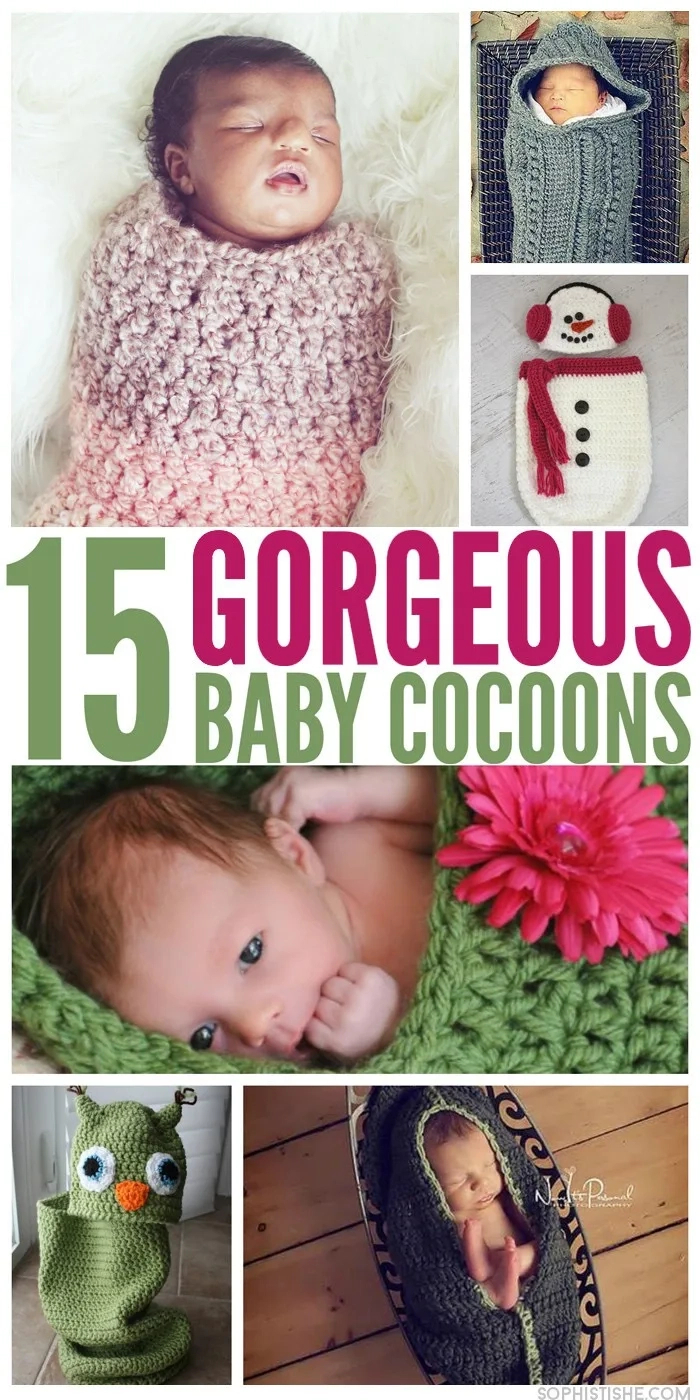 15 Gorgeous Baby Cocoon Patterns · Arts &amp; Crafts for Free Printable Crochet Patterns For Baby Cocoons