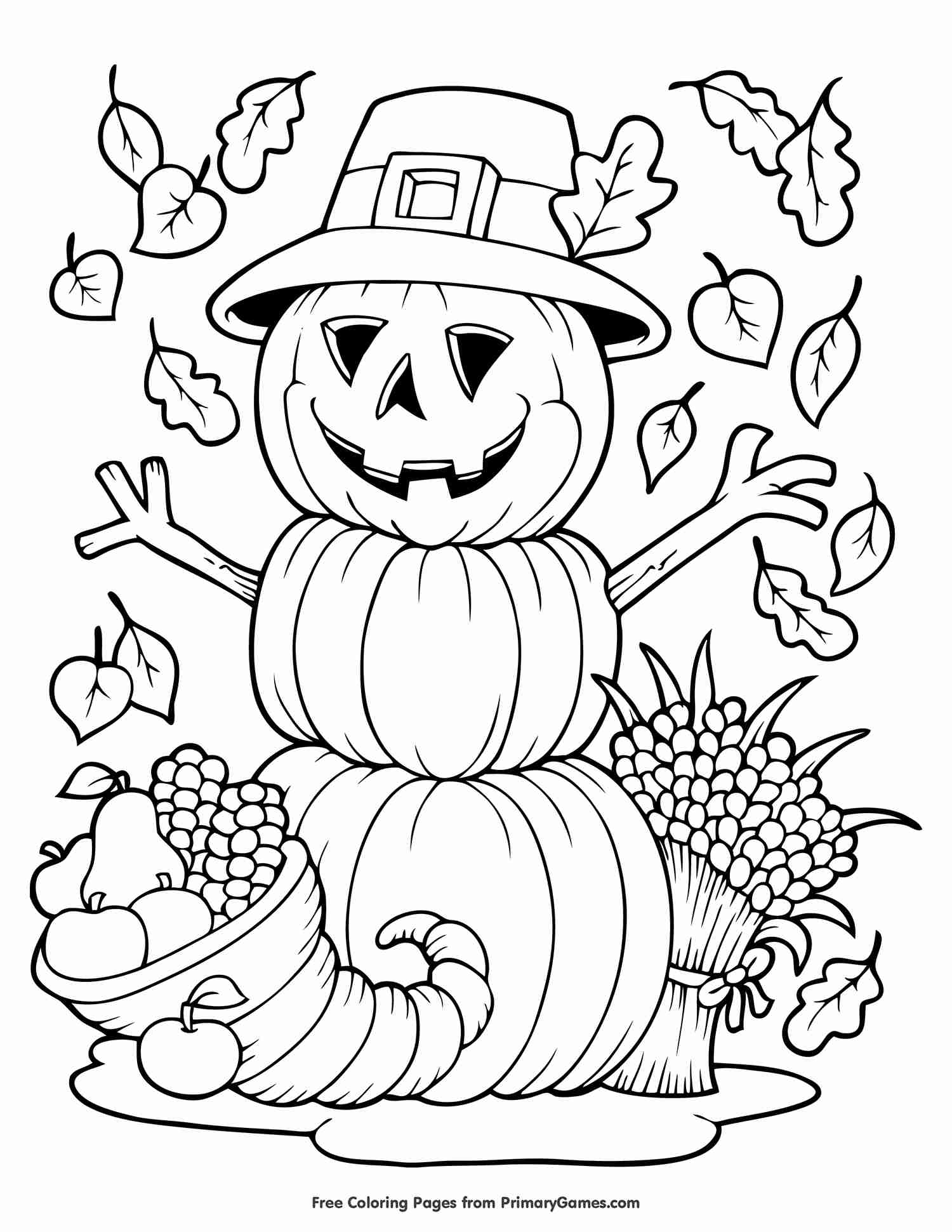 15 Places To Find Free Autumn And Fall Coloring Pages inside Free Printable Fall Coloring Pages