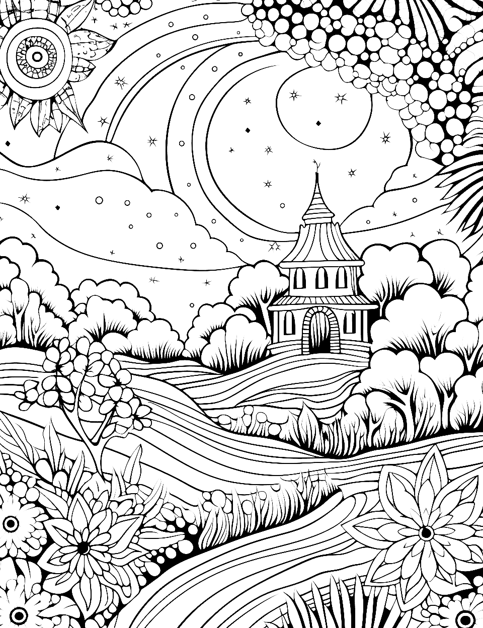 150 Adult Coloring Pages: Free Printable Sheets with regard to Free Printable Nature Coloring Pages For Adults