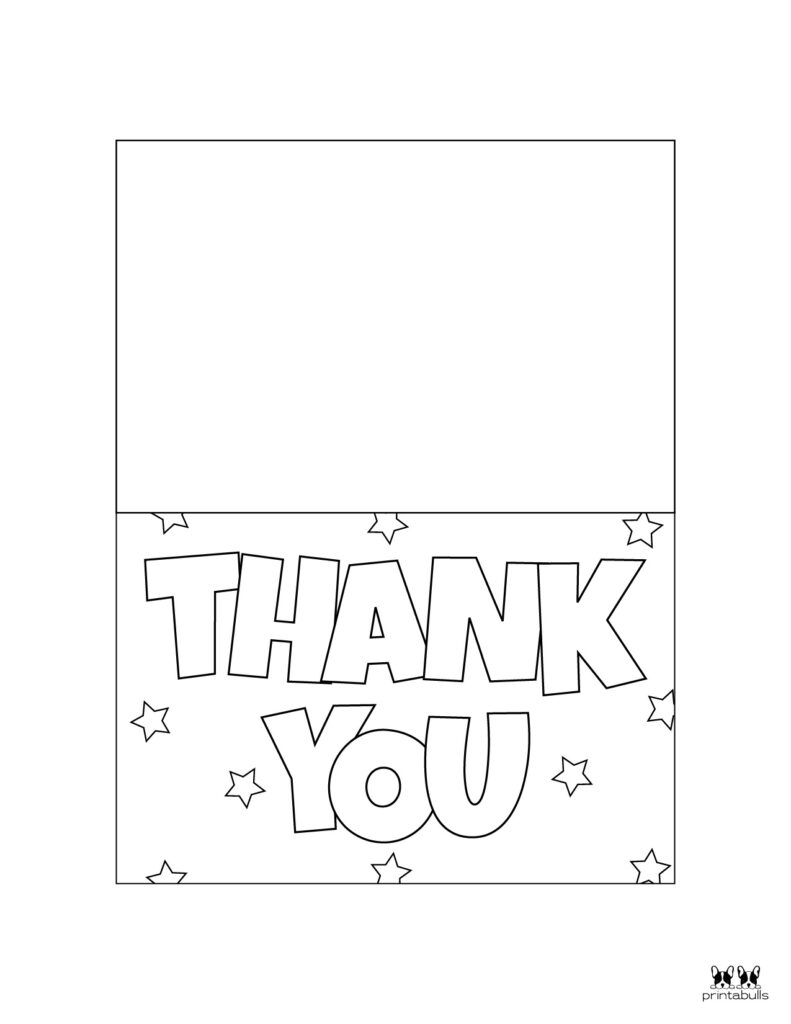 150+ Printable Thank You Cards - Free | Printabulls for Free Printable Thank You Notes