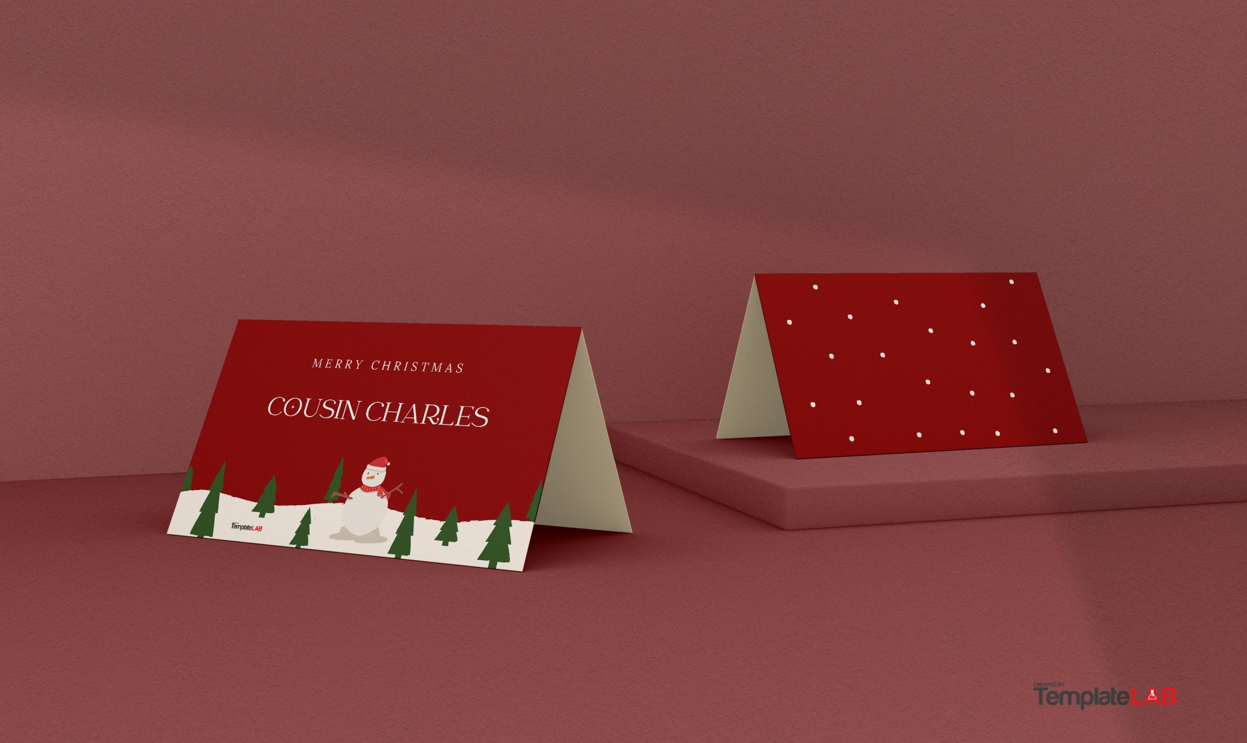 16 Printable Place Card Templates (Free) ᐅ Templatelab in Free Printable Christmas Tent Cards