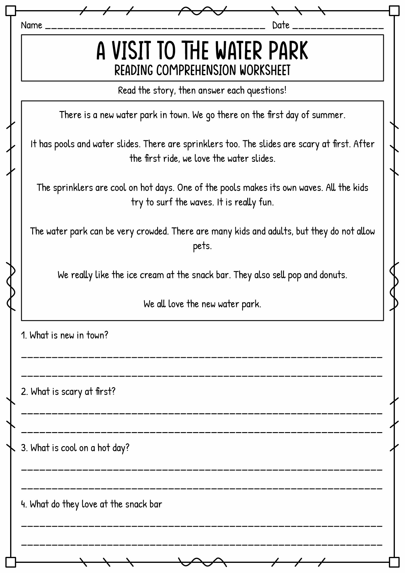 17 Second Grade Short Story Worksheet - Free Pdf At Worksheeto pertaining to Free Printable Short Stories With Comprehension Questions