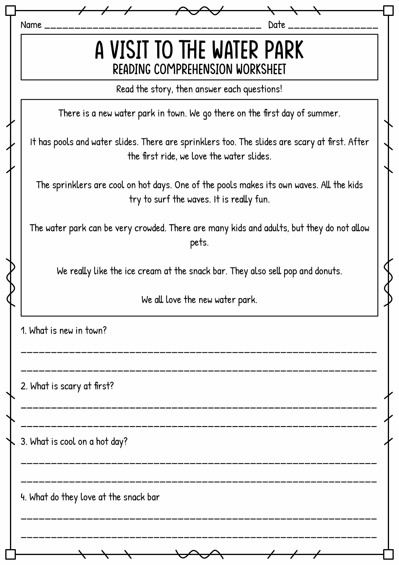 17 Second Grade Short Story Worksheet - Free Pdf At Worksheeto regarding Free Printable Short Stories For 2Nd Graders