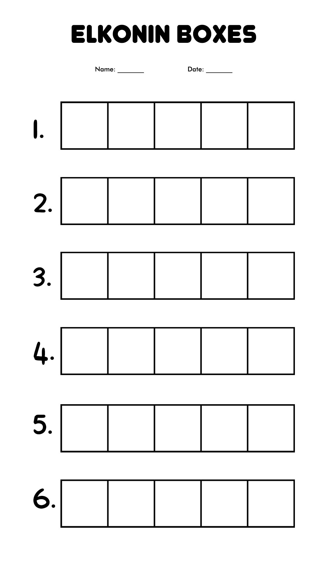 19 Elkonin Box Worksheets Kindergarten - Free Pdf At Worksheeto with Free Printable Elkonin Boxes