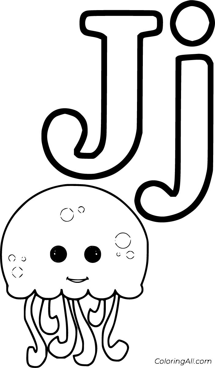 19 Free Printable Letter J Coloring Pages In Vector Format, Easy with Free Printable Letter J