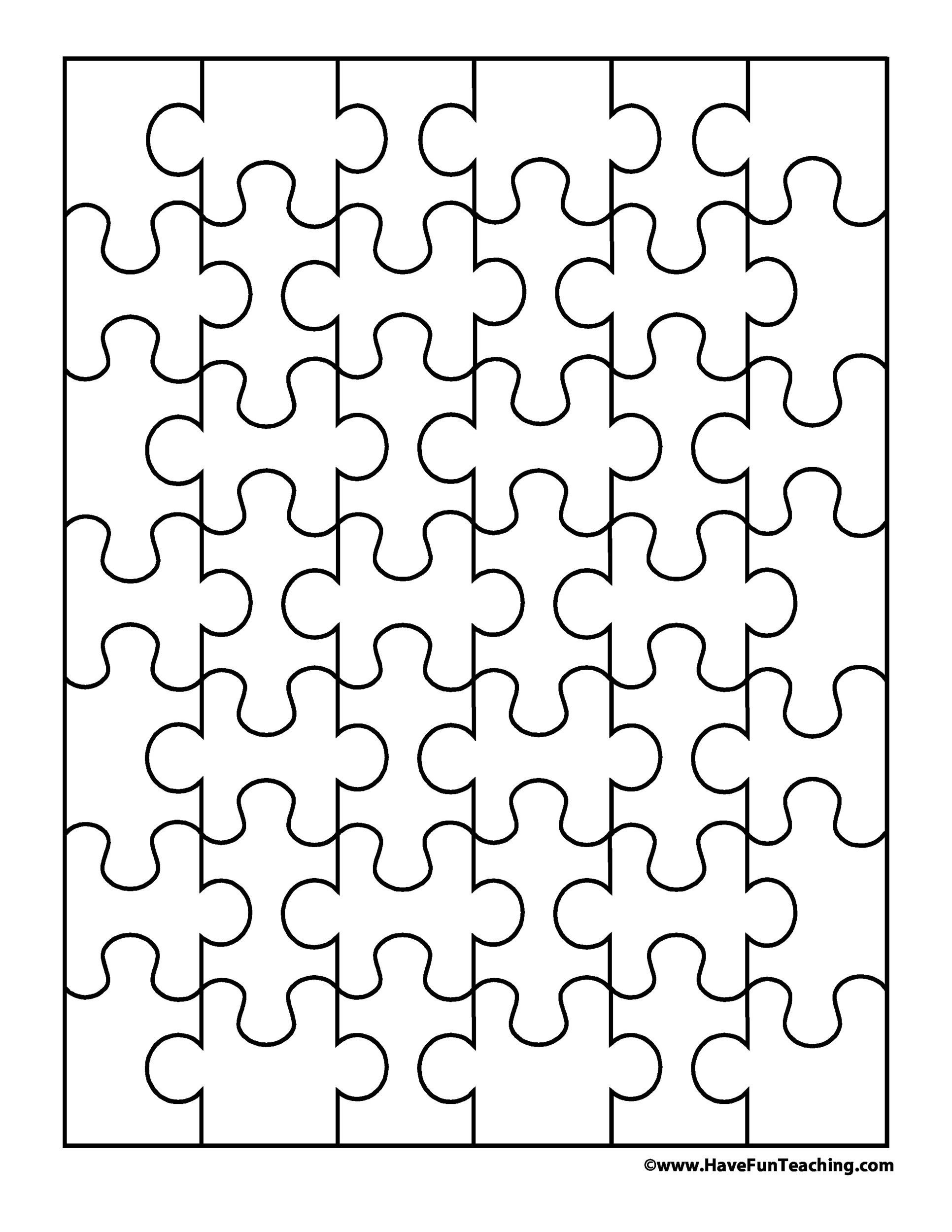 19 Printable Puzzle Piece Templates ᐅ Templatelab pertaining to Free Printable Blank Puzzle Pieces