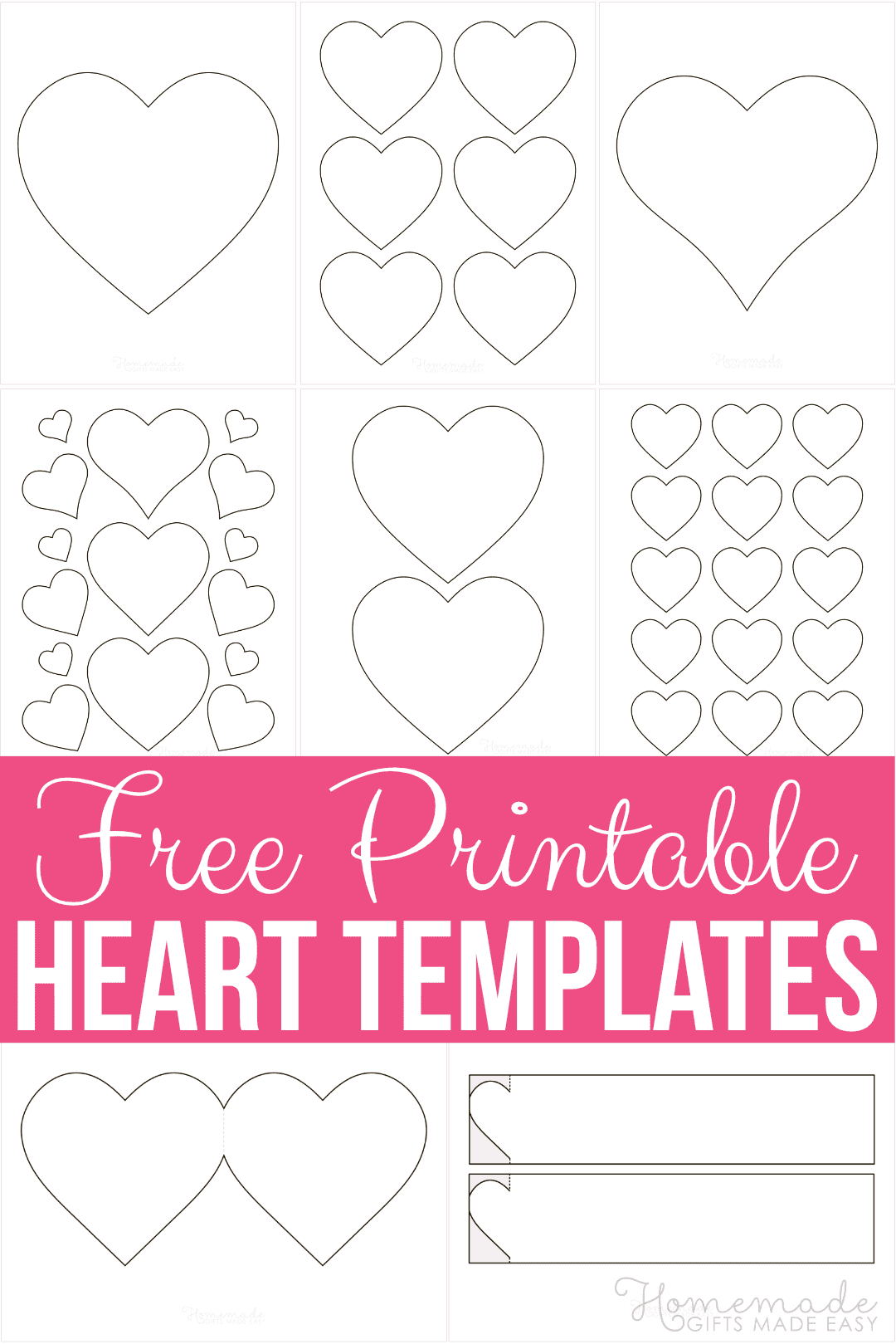 20 Free Printable Heart Templates, Patterns &amp;amp; Stencils in Free Printable Heart Designs