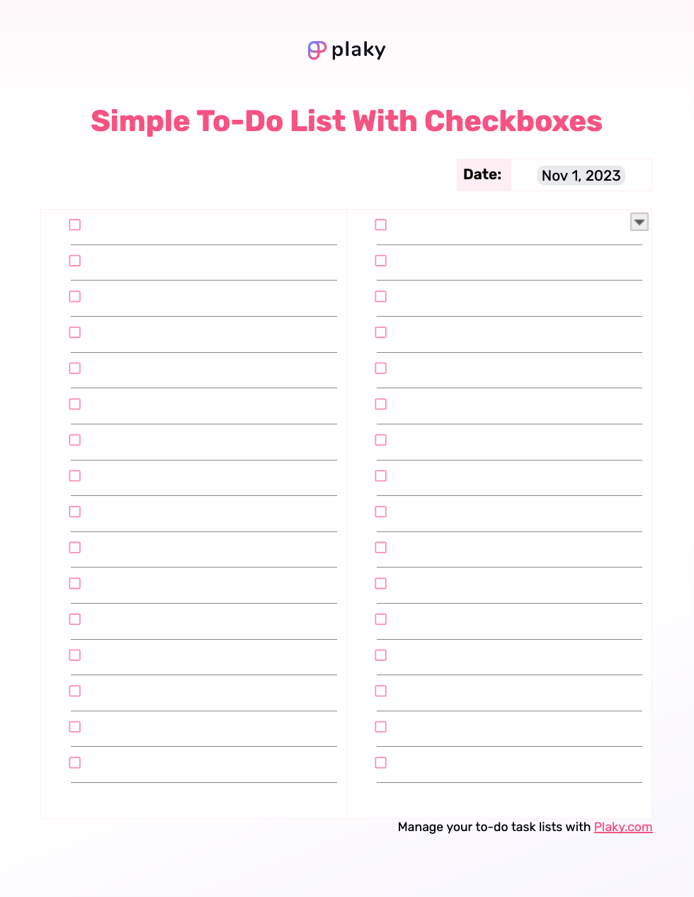 20 Free To-Do List Templates (Printable &amp;amp; Customizable) pertaining to Free Printable List