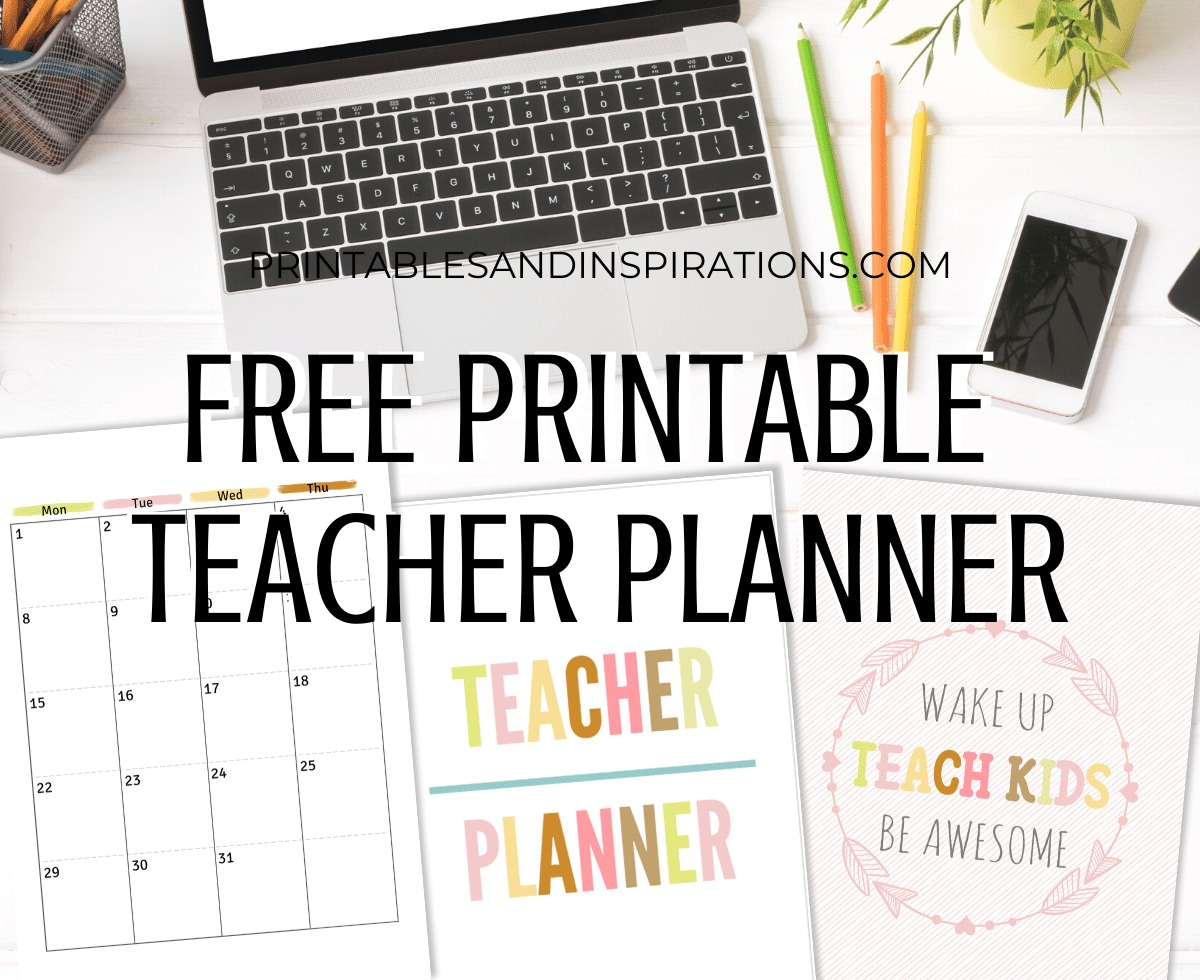 2024 2025 Teacher Planner Free Printable - Printables And Inspirations in Printable Teacher Planner Free