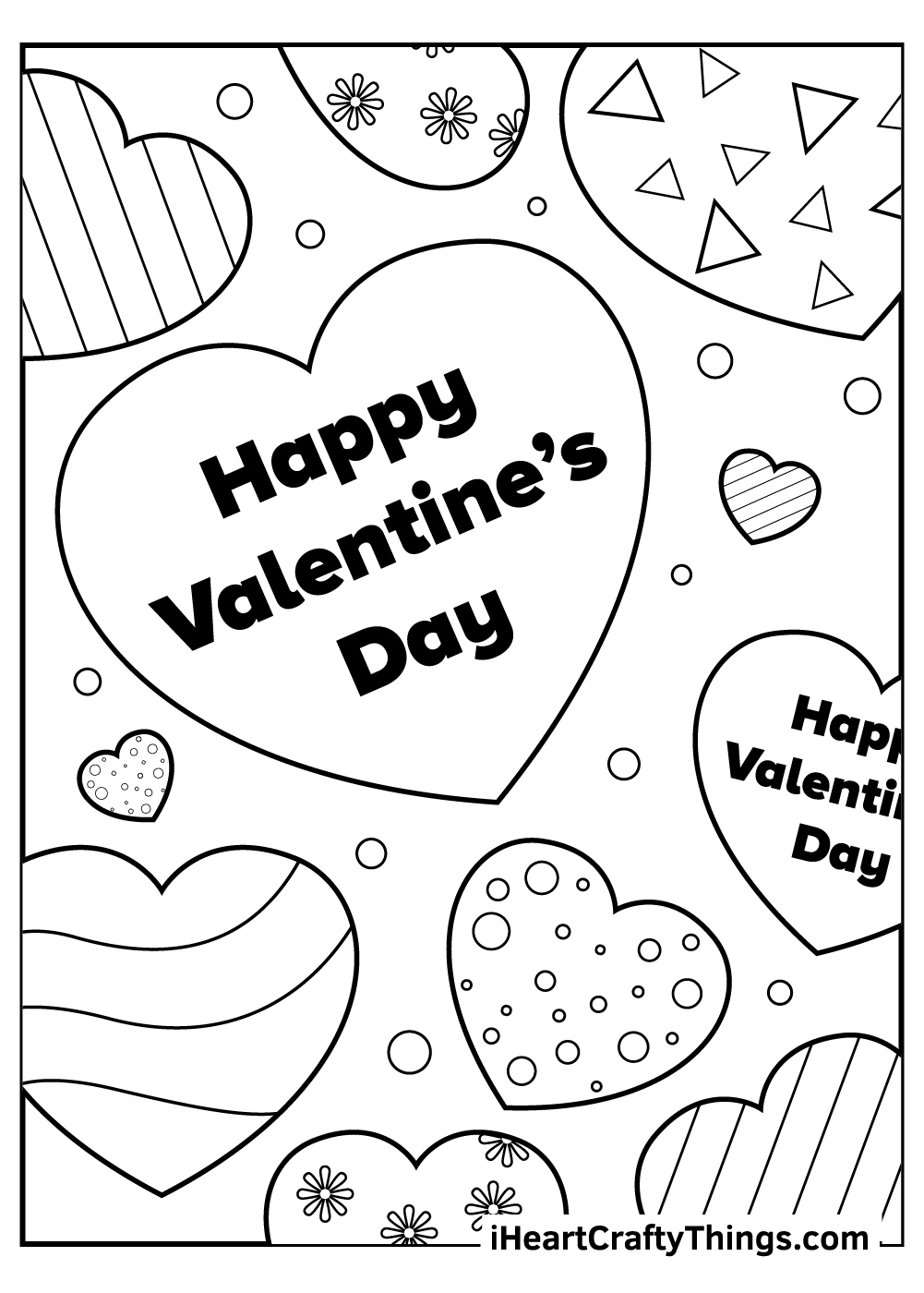 2024 Valentine&amp;#039;S Day Coloring Pages (100% Free Printables) within Free Printable Valentines Day Coloring Pages