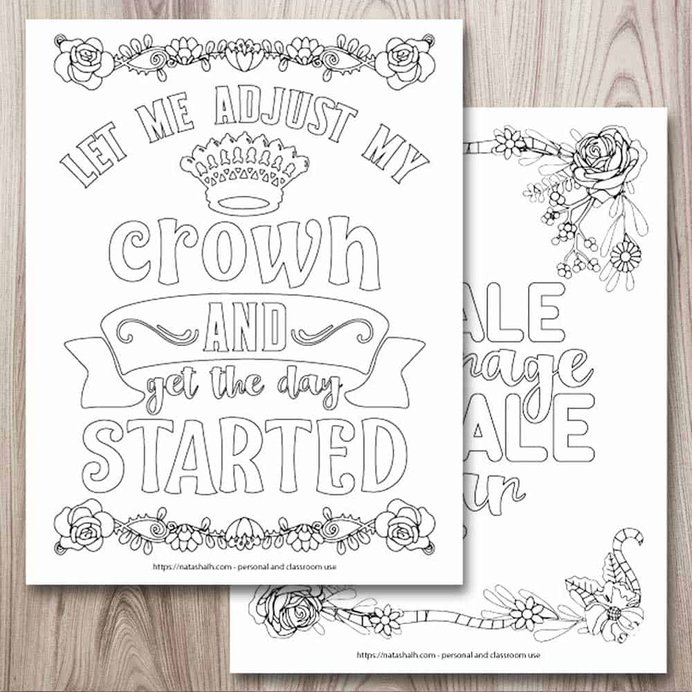 21+ Free Inspirational Coloring Pages (For When You&amp;#039;Re Having A with regard to Free Printable Quote Coloring Pages for Adults