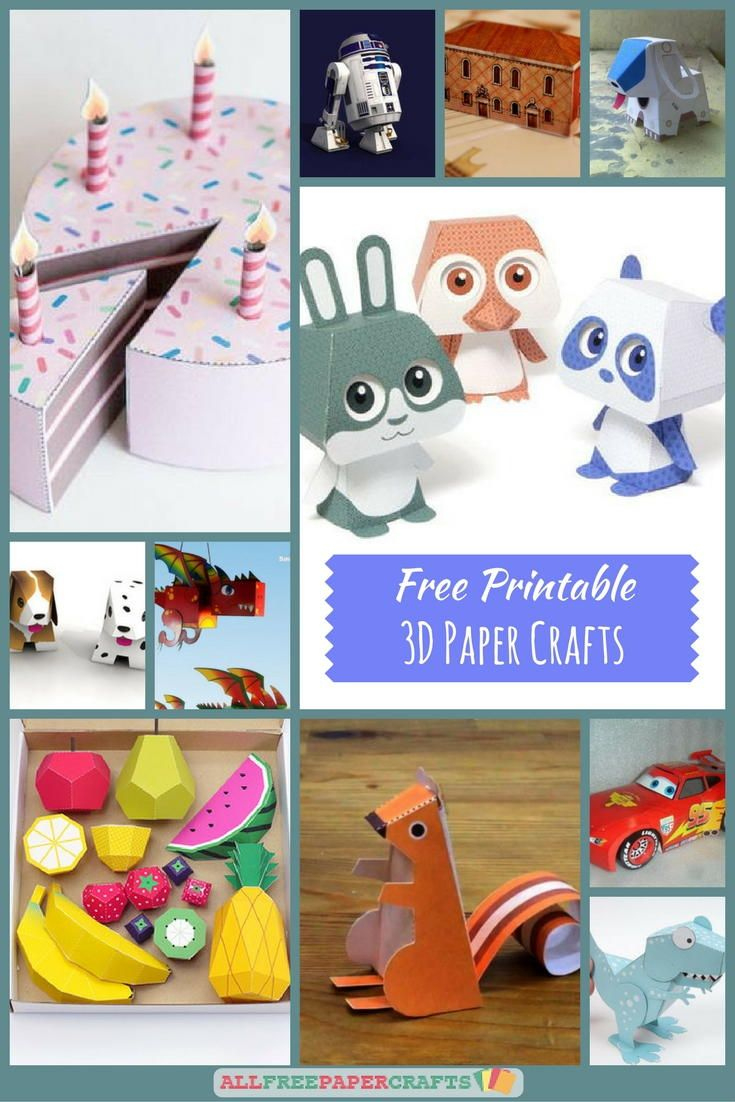 21 Free Printable 3D Paper Crafts | Allfreepapercrafts | 3D intended for Free Printable Paper Crafts