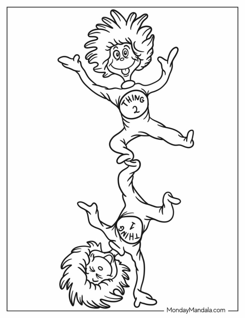 22 Dr. Seuss Coloring Pages (Free Pdf Printables) with Free Printable Dr Seuss Coloring Pages