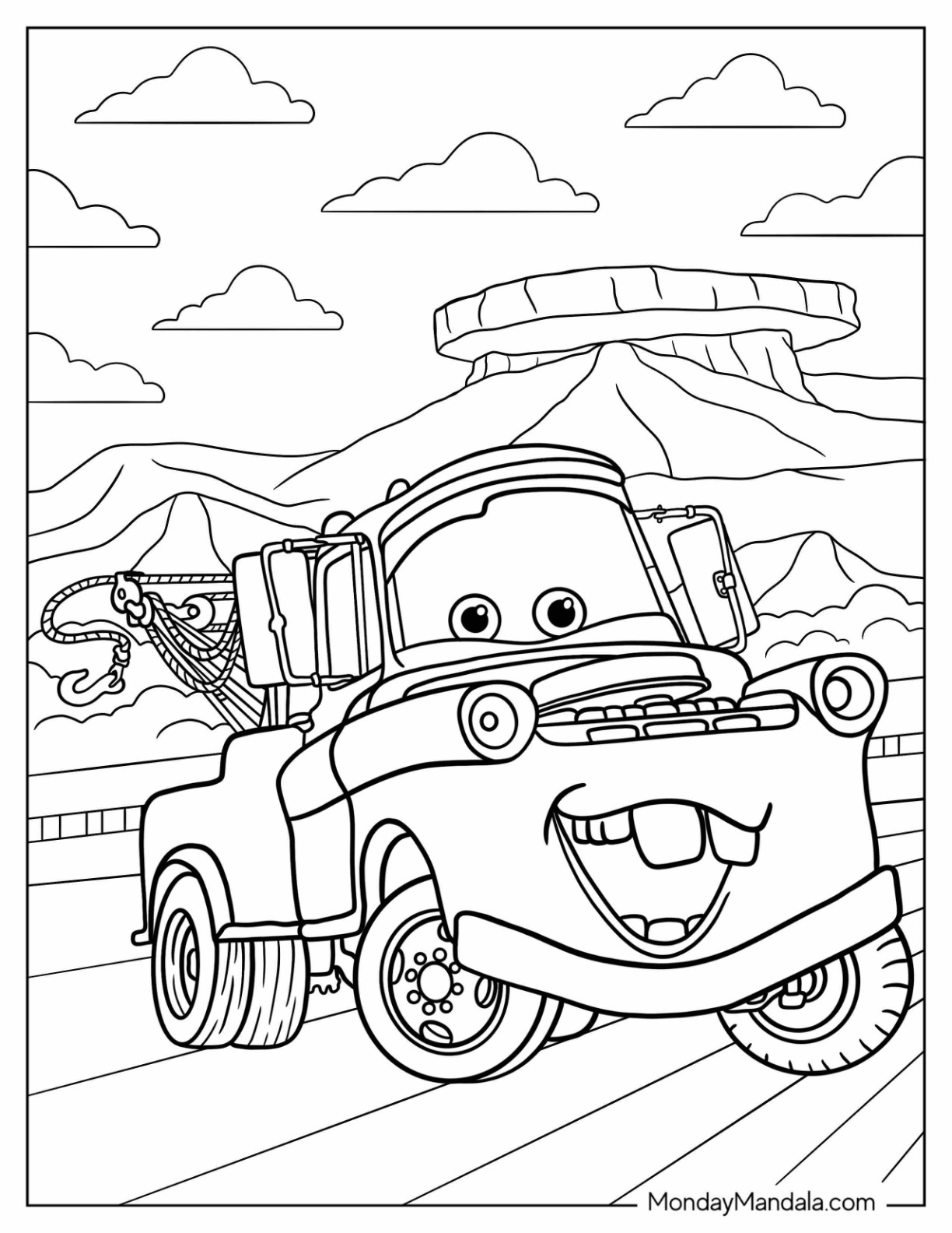 24 Disney Cars Coloring Pages (Free Pdf Printables) throughout Cars Colouring Pages Printable Free