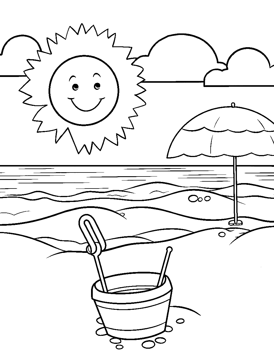 25 Beach Coloring Pages: Free Printable Sheets regarding Free Printable Beach Coloring Pages