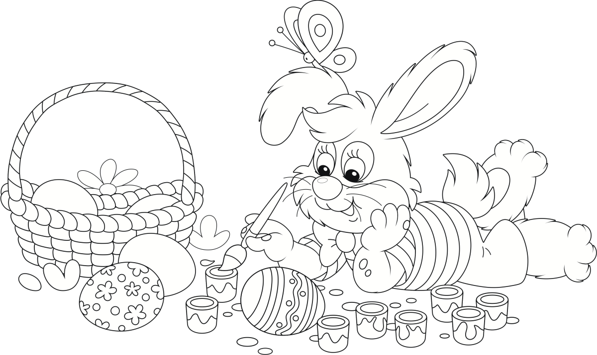 25 Free Printable Easter Coloring Pages For Kids And Adults - Parade inside Easter Color Pages Free Printable