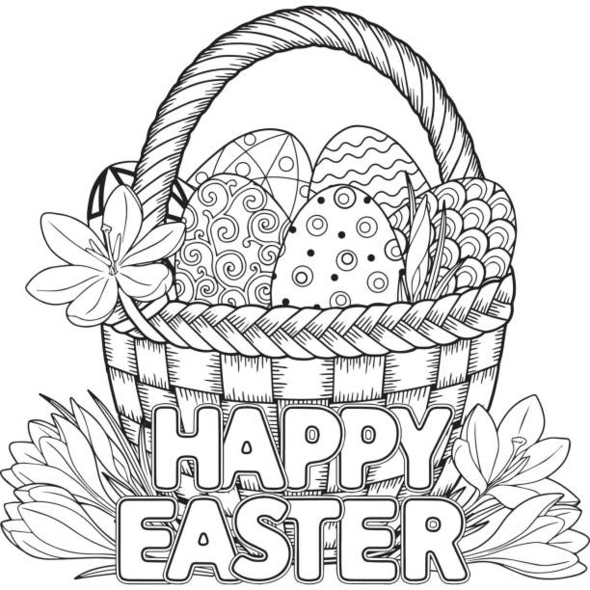 25 Free Printable Easter Coloring Pages For Kids And Adults - Parade within Free Easter Color Pages Printable