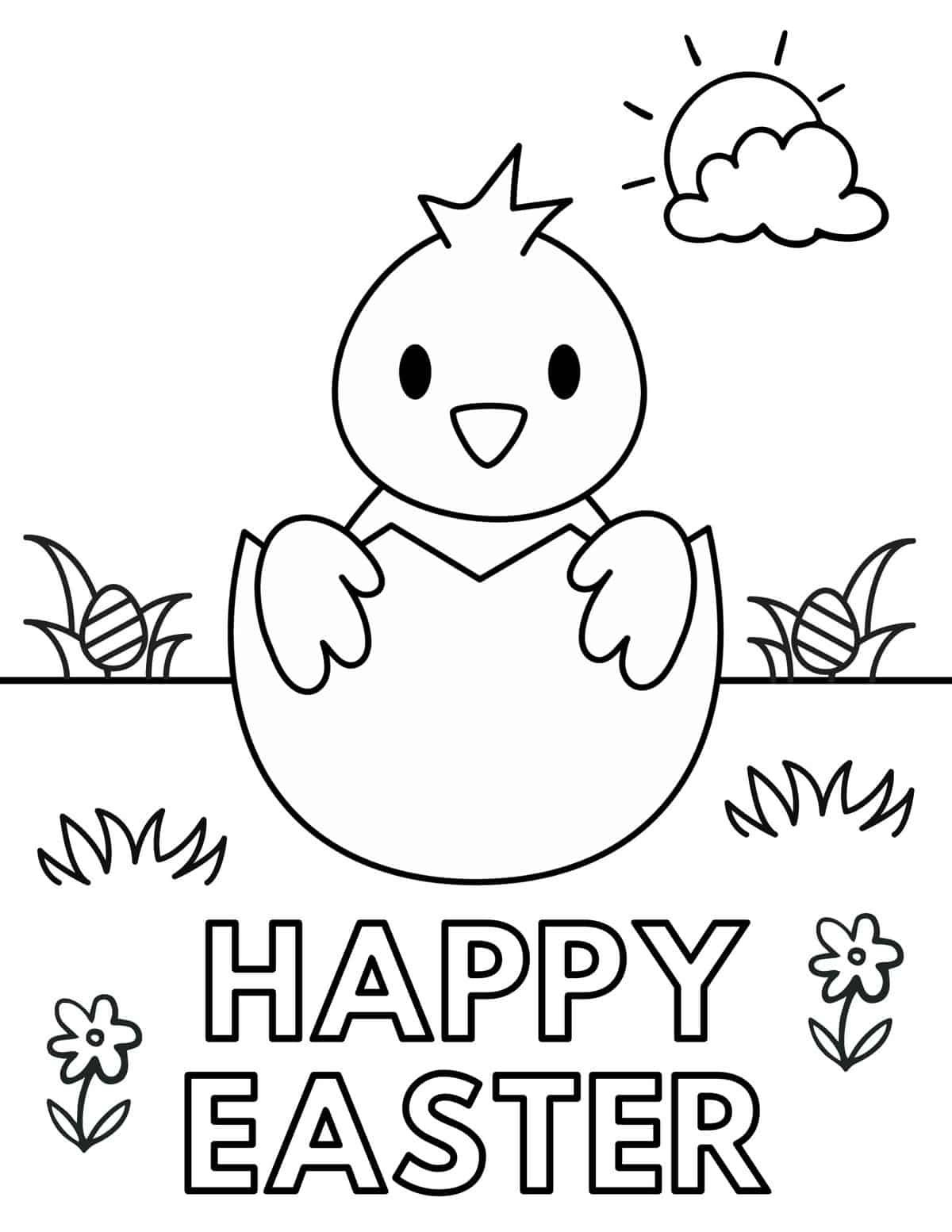 25 Free Printable Easter Coloring Pages For Kids | Easter Coloring intended for Free Printable Easter Baby Chick Coloring Pages