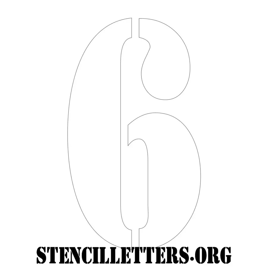 3 Inch Free Printable Individual 216 Army Number Stencils with Free Printable 3 Inch Number Stencils