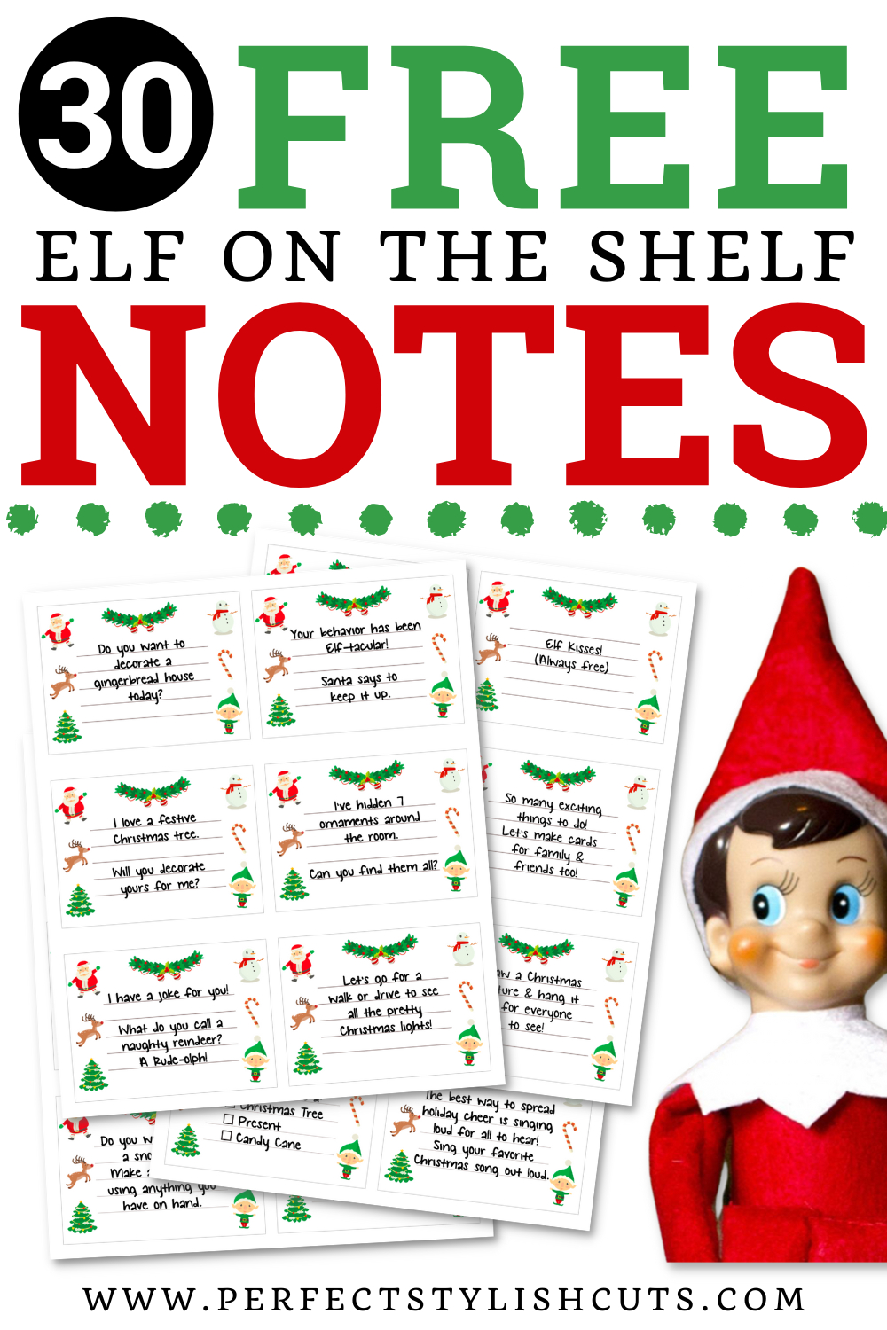 30 Free Elf On The Shelf Printable Notes throughout Free Printable Elf On The Shelf Story