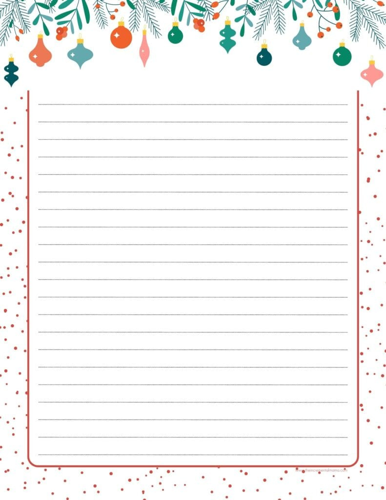 30+ Free Printable Christmas Border Printable Templates - The inside Free Printable Christmas Stationery For Kids