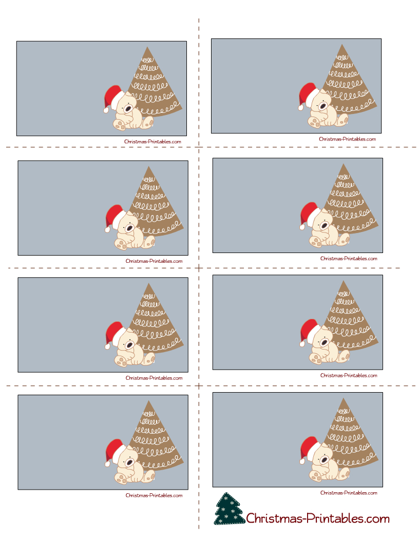 30 Free Printable Christmas Labels regarding Free Printable Holiday Labels