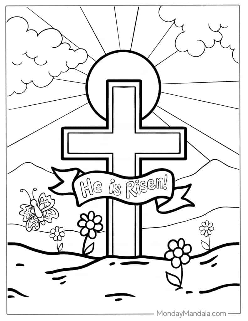 30 Jesus Coloring Pages (Free Pdf Printables) for Free Printable Christian Coloring Pages