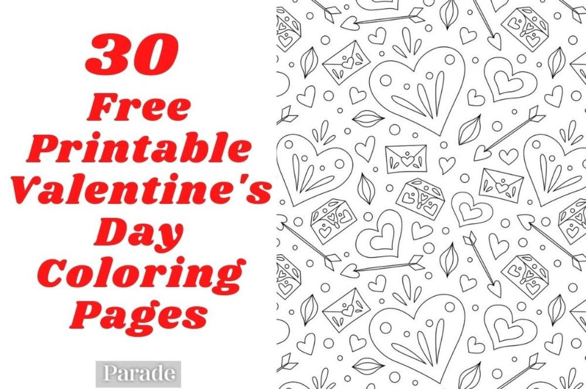 30 Valentine&amp;#039;S Day Coloring Pages: Free Printable For Kids, Adults for Free Valentine Printables Coloring