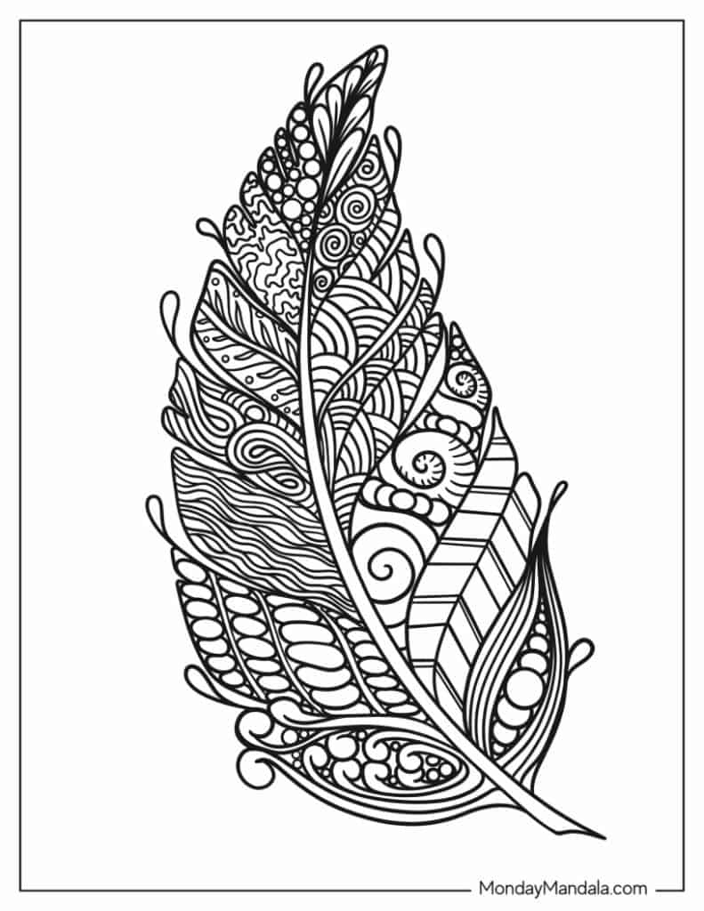 30 Zentangle Coloring Pages (Free Pdf Printables) with regard to Free Printable Zen Coloring Pages