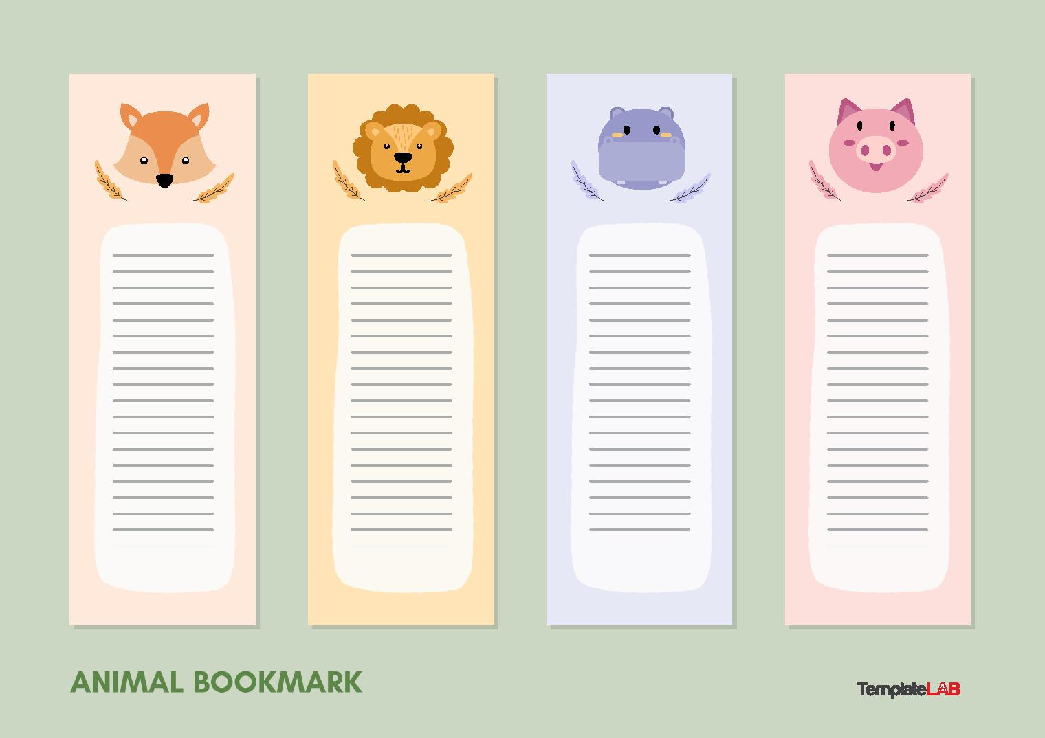 31 Free Printable Bookmark Templates [Word, Pdf] intended for Free Printable Bookmarks Templates