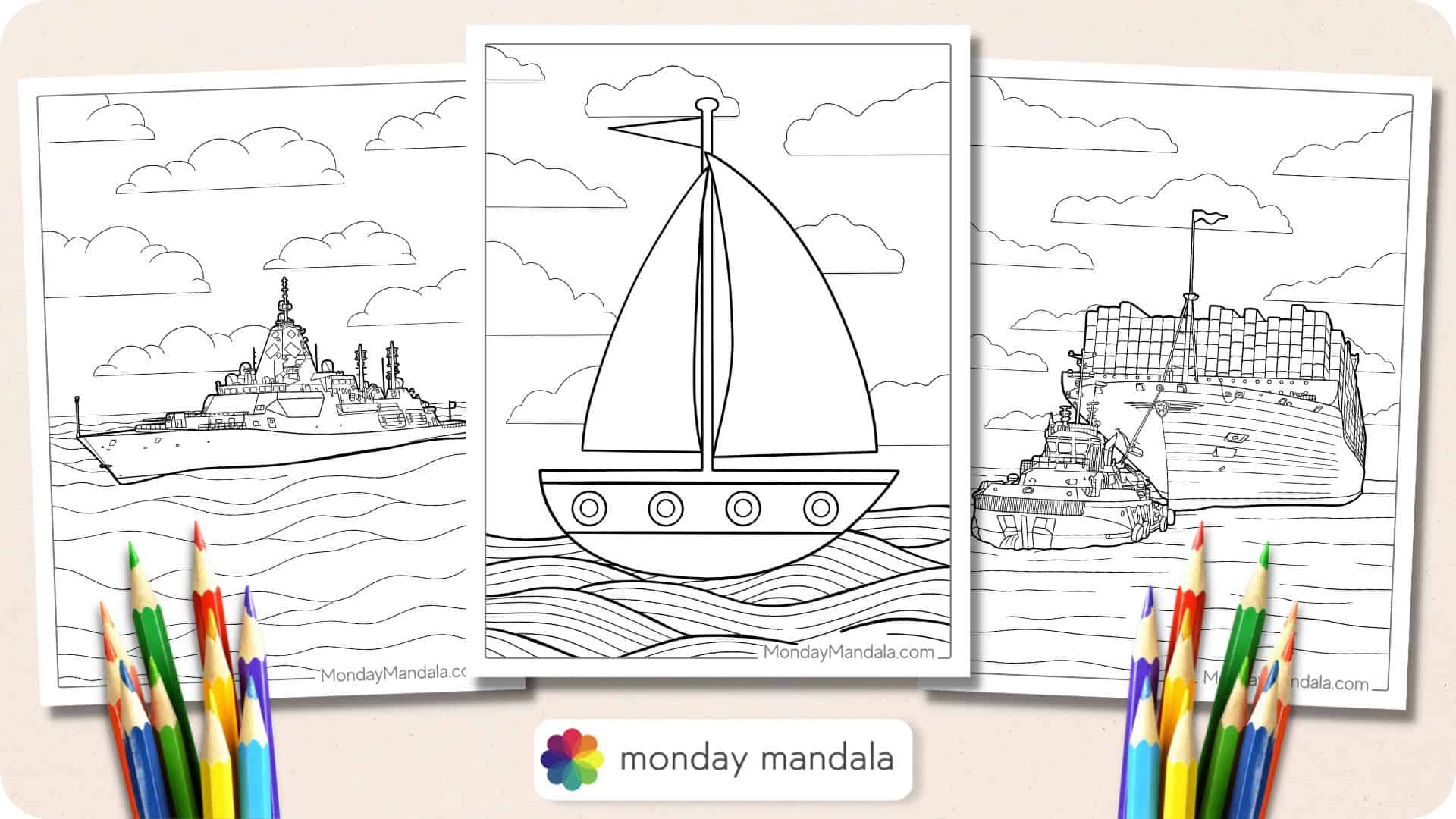 32 Boat &amp;amp; Ship Coloring Pages (Free Pdf Printables) inside Free Printable Boat Pictures