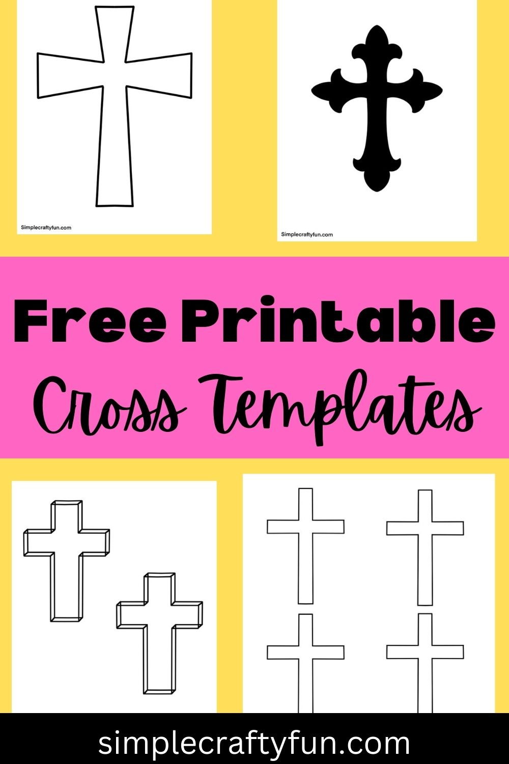 32 Free Printable Easter Crosses And Coloring Pages - for Free Printable Cross