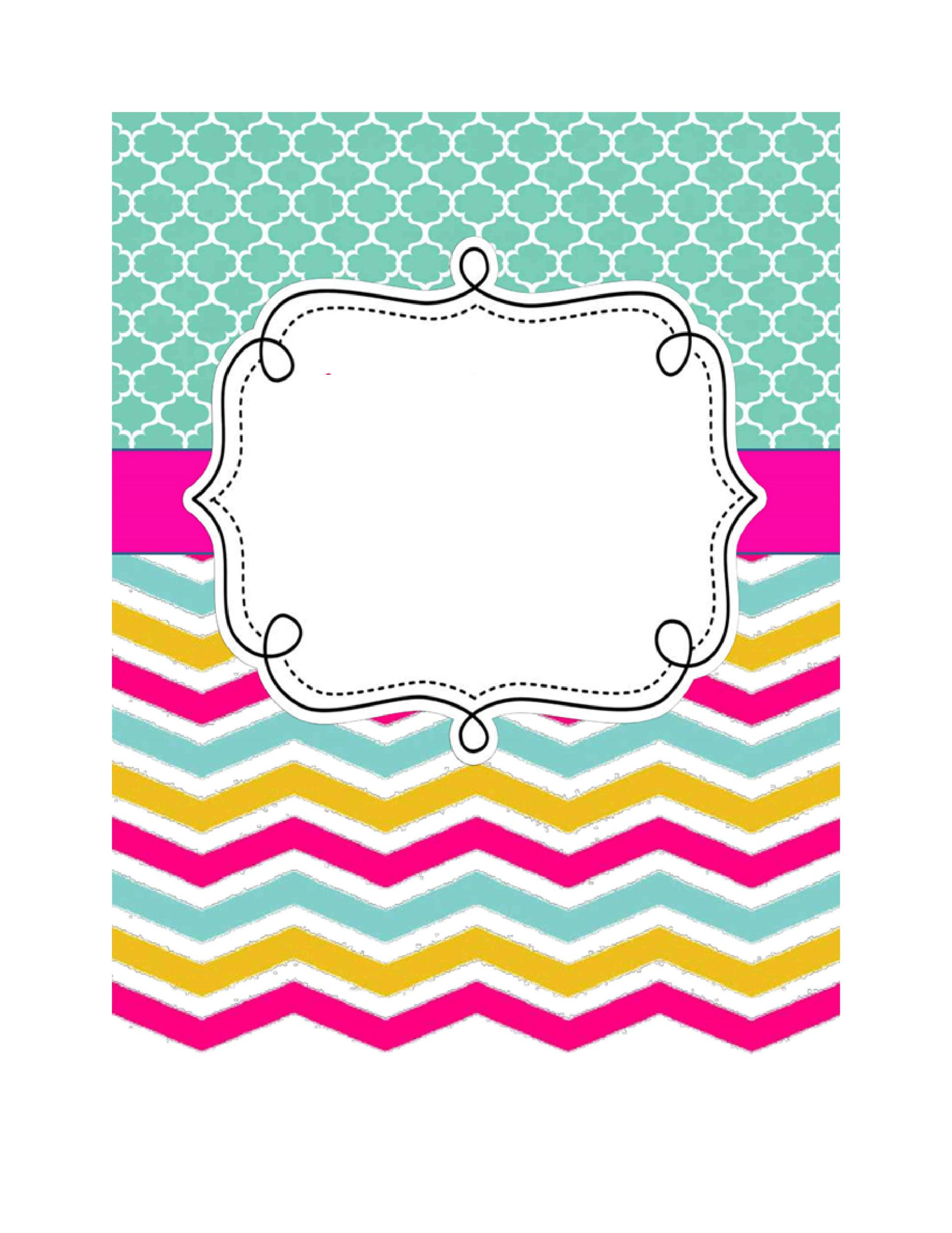 35 Beautifull Binder Cover Templates ᐅ Templatelab within Cute Free Printable Binder Covers