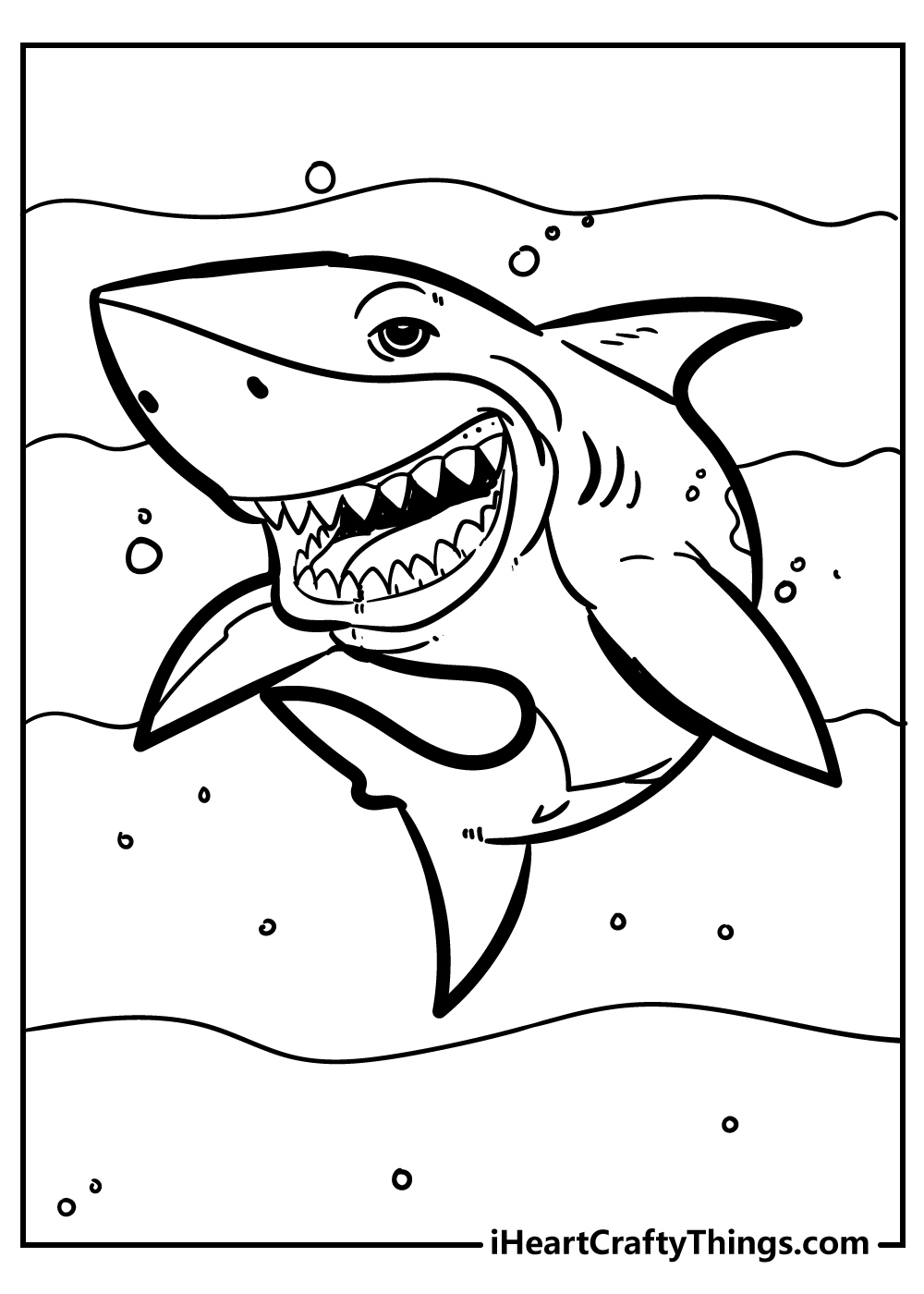 35 Shark Coloring Pages (100% Free Printables) inside Free Printable Shark Coloring Pages