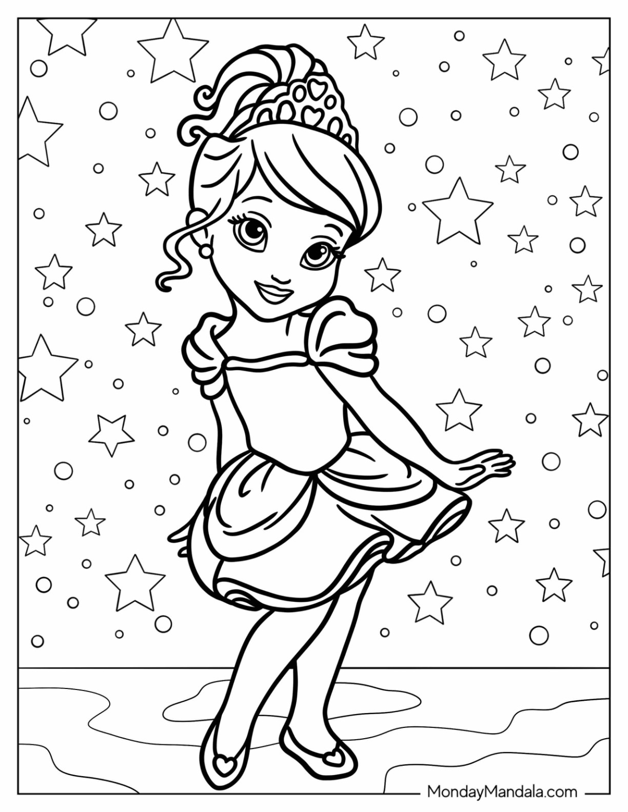 36 Disney Princess Coloring Pages (Free Pdf Printables) for Free Printable Princess Coloring Pages