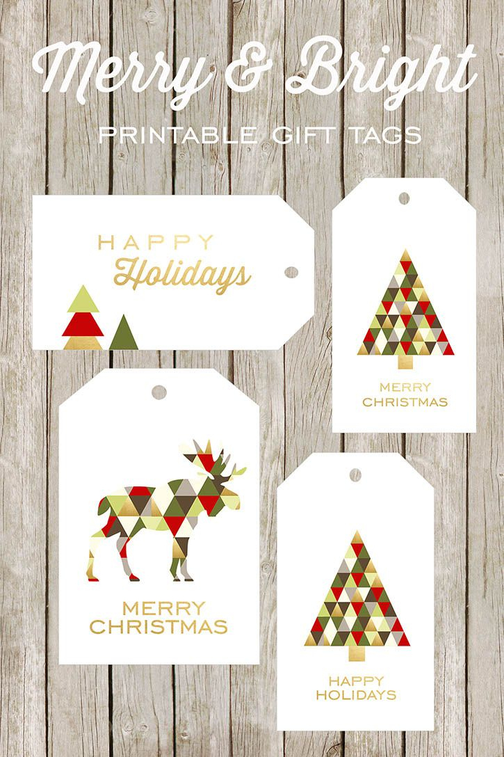 38 Sets Of Free Printable Christmas Gift Tags throughout Free Printable Christmas Tags Templates